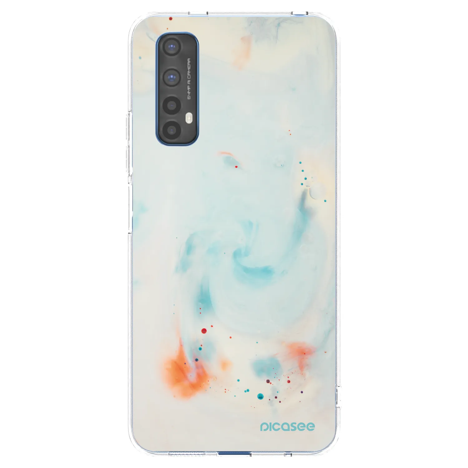 Picasee silikonski prozorni ovitek za Realme 7 - Splash