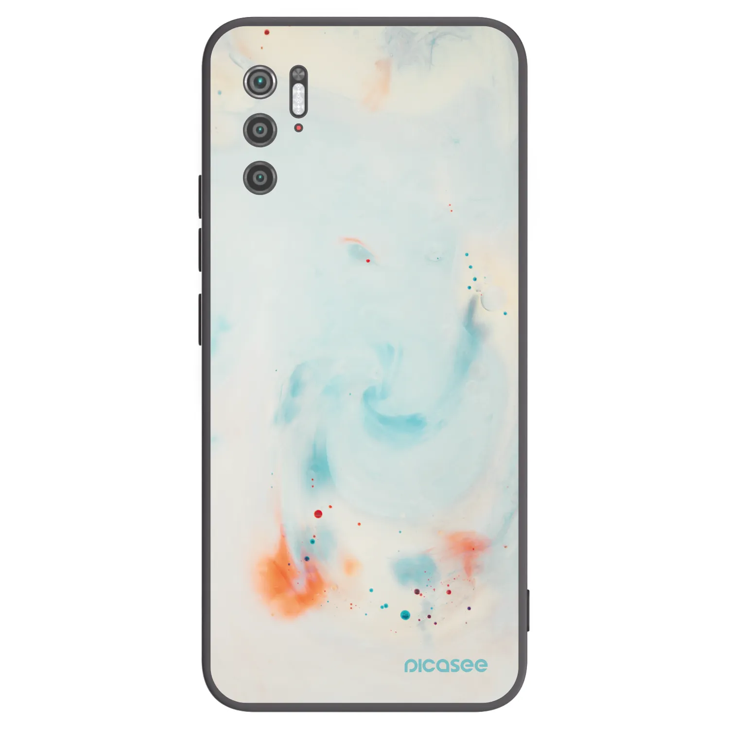Picasee silikonski črni ovitek za Xiaomi Poco M3 Pro 5G - Splash