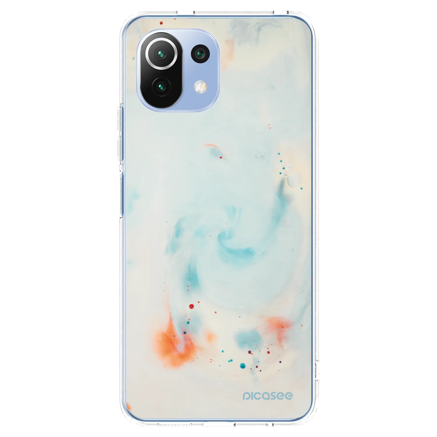 Picasee silikonski prozorni ovitek za Xiaomi 11 Lite 5G NE - Splash