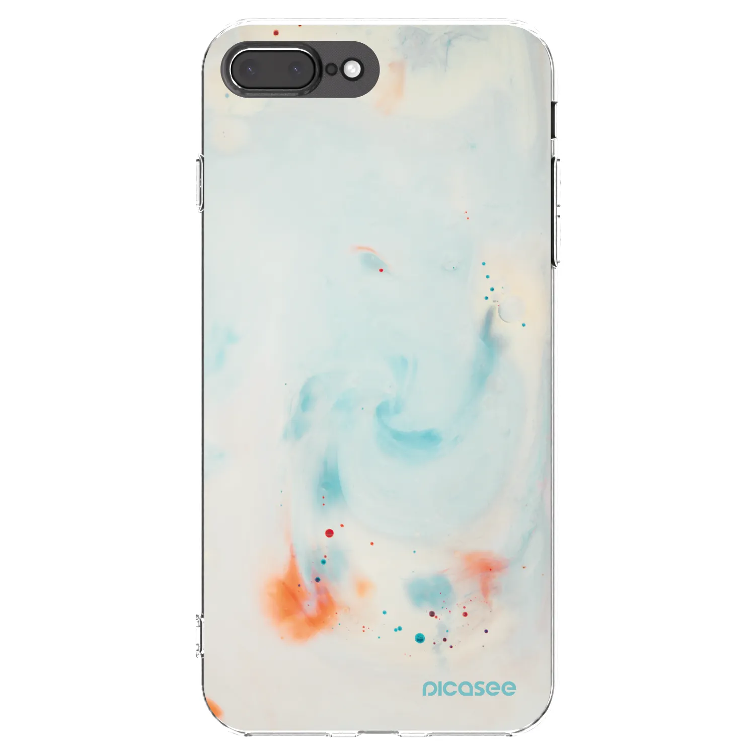 Picasee silikonski prozorni ovitek za Apple iPhone 7 Plus - Splash