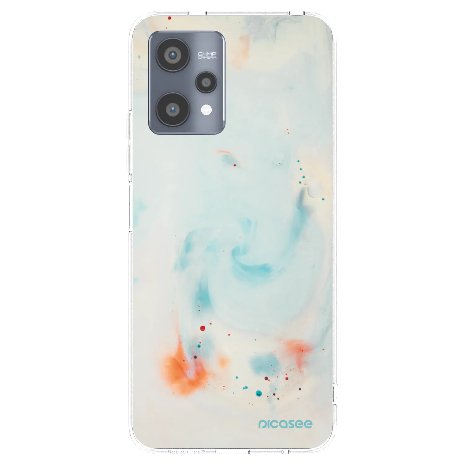 Picasee silikonski prozorni ovitek za Realme 9 Pro 5G - Splash