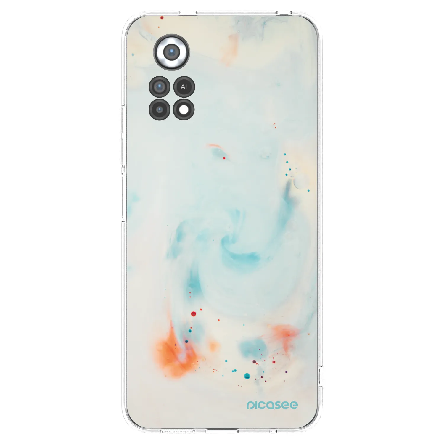 Picasee silikonski prozorni ovitek za Xiaomi Poco X4 Pro 5G - Splash