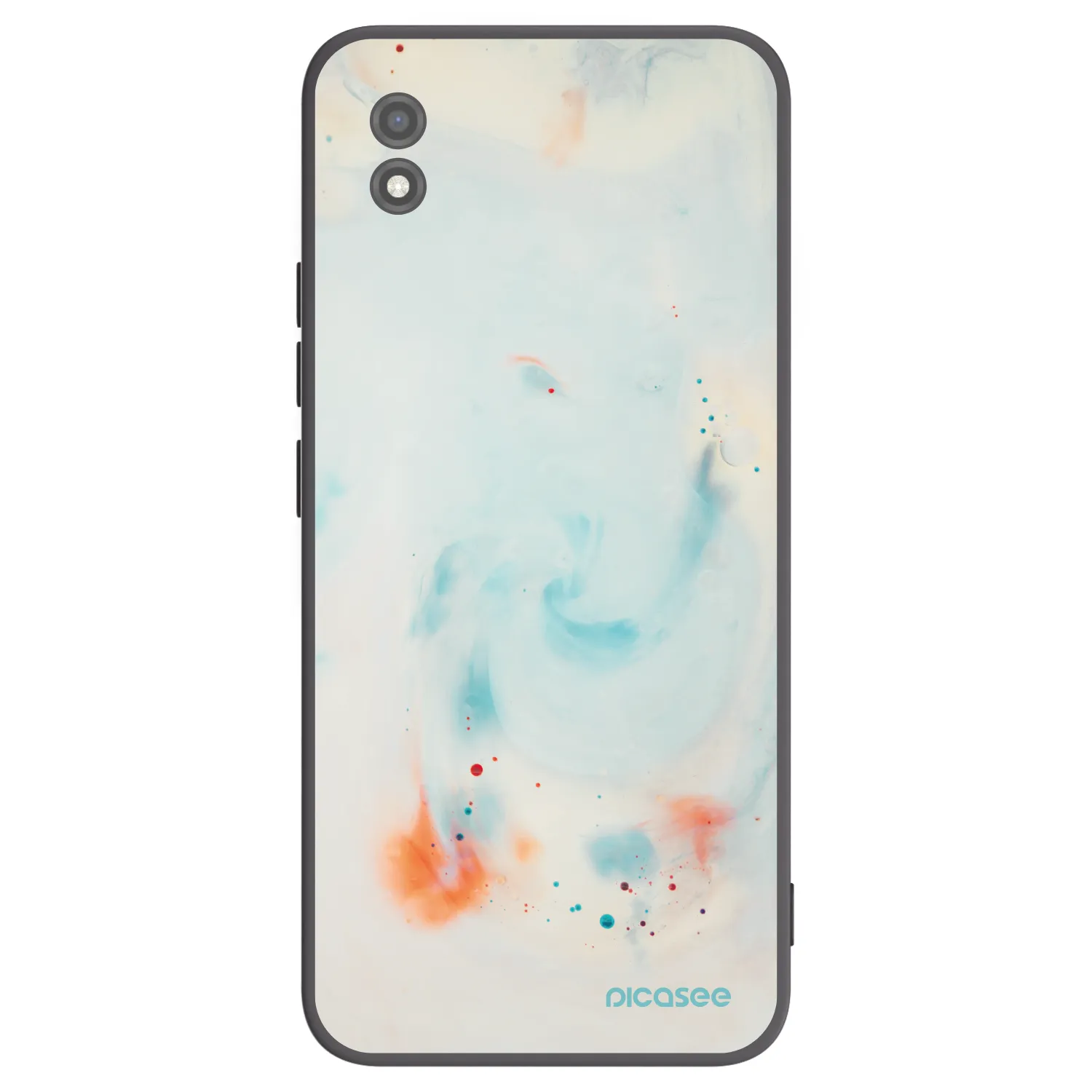 Picasee silikonski črni ovitek za Realme C11 (2021) - Splash