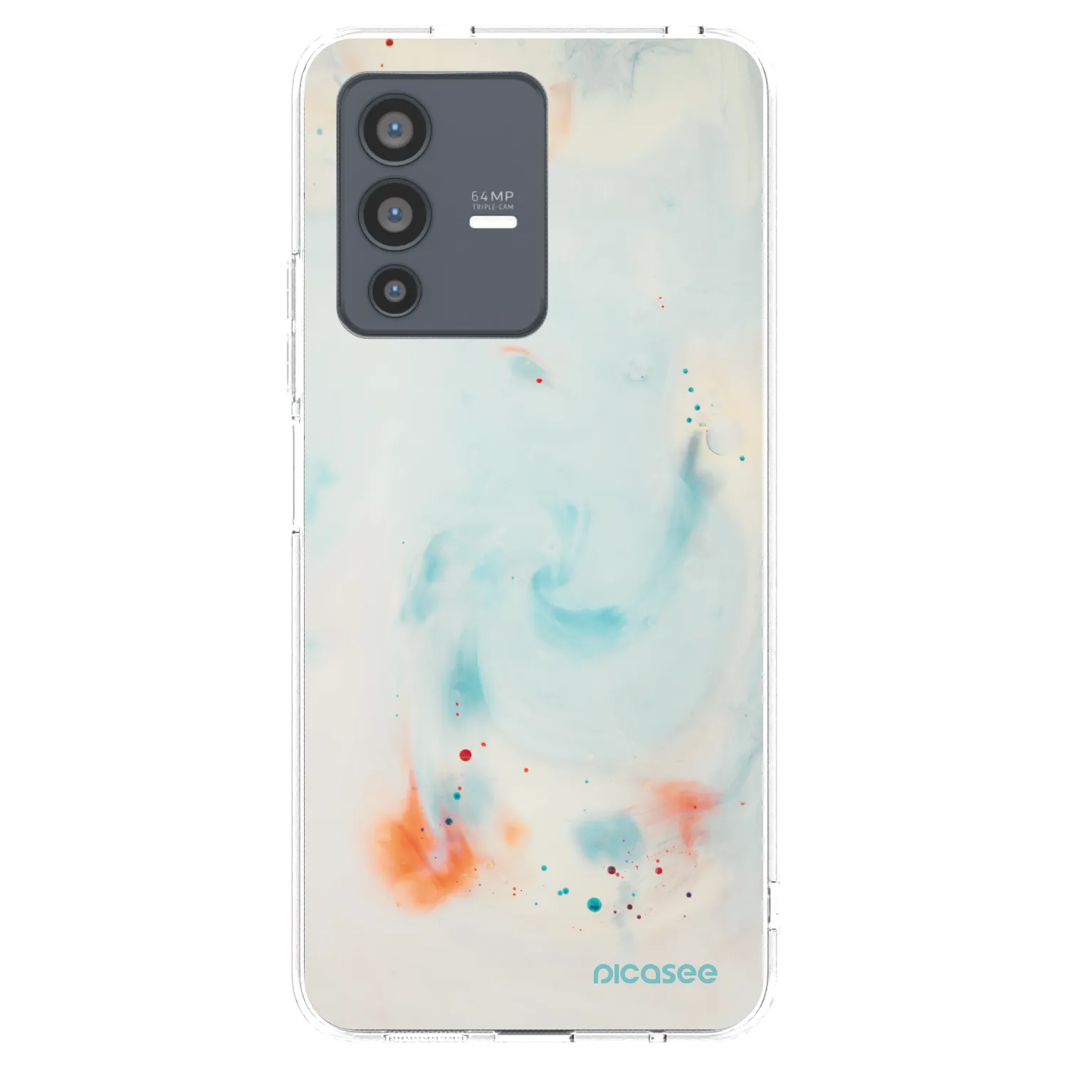 Picasee silikonski prozorni ovitek za Vivo V23 5G - Splash