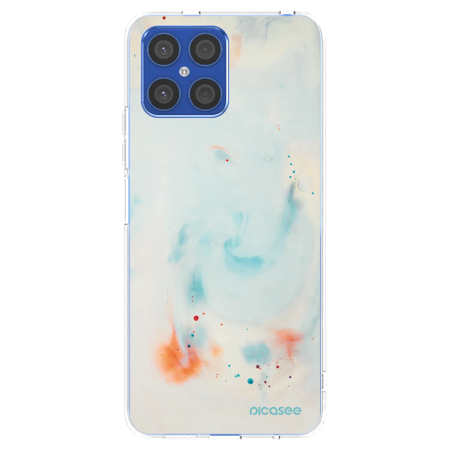 Picasee silikonski prozorni ovitek za Honor X8 4G - Splash