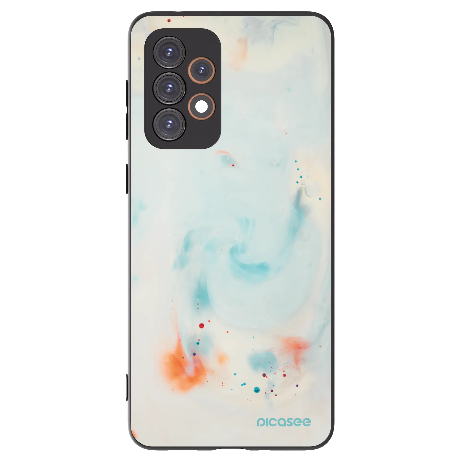 Picasee silikonski črni ovitek za Samsung Galaxy A33 5G A336 - Splash