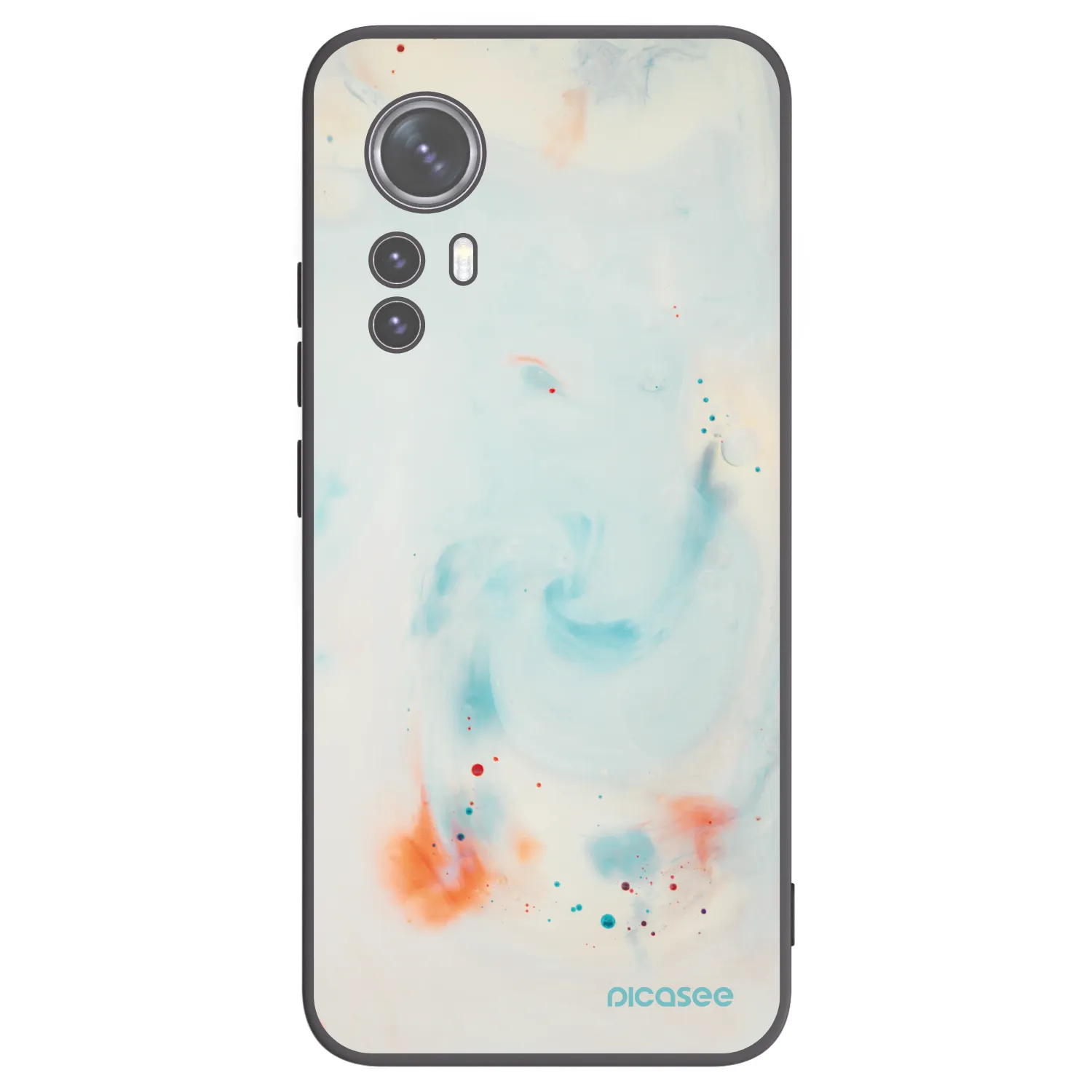 Picasee silikonski črni ovitek za Xiaomi 12X - Splash