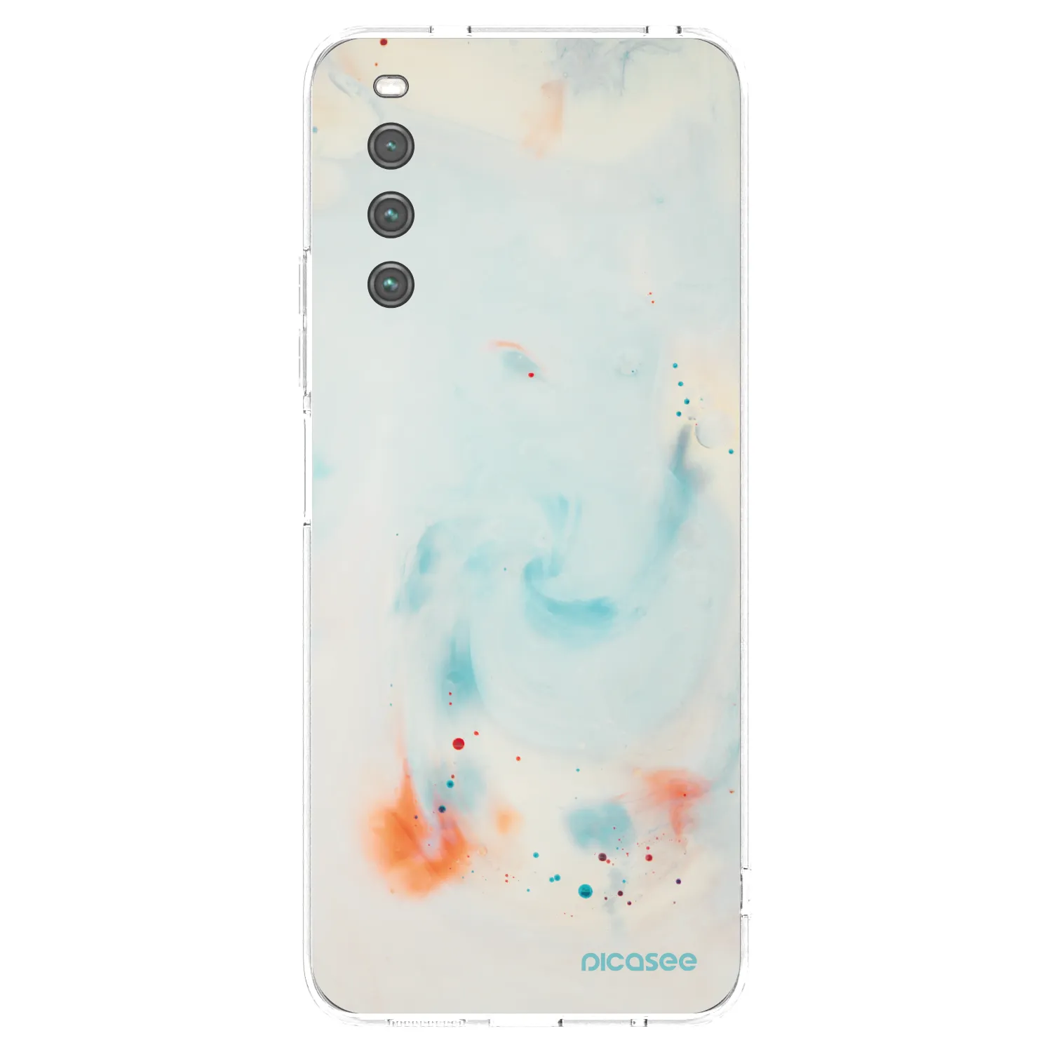 Picasee silikonski prozorni ovitek za Sony Xperia 10 IV 5G - Splash