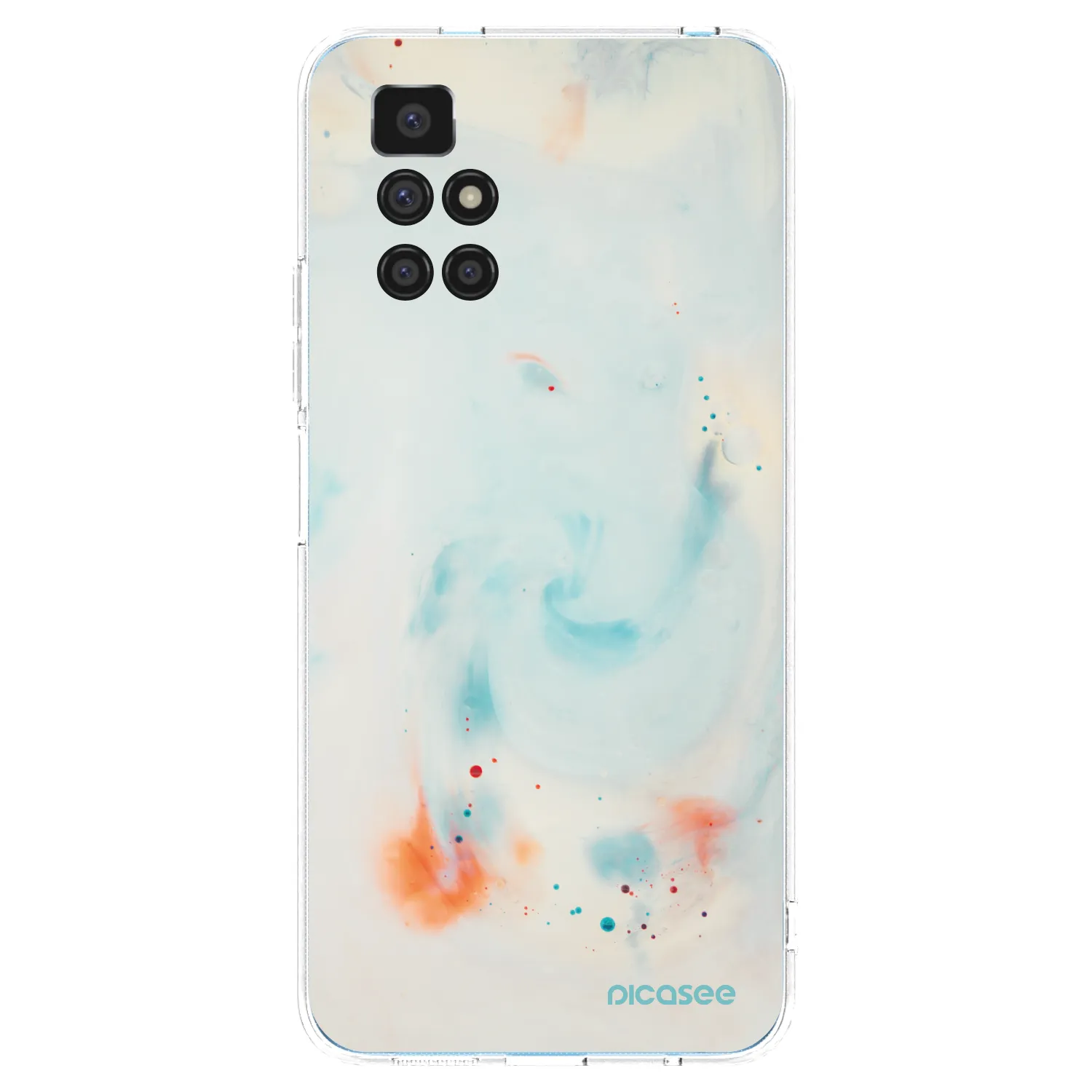 Picasee silikonski prozorni ovitek za Xiaomi Redmi 10 (2022) - Splash