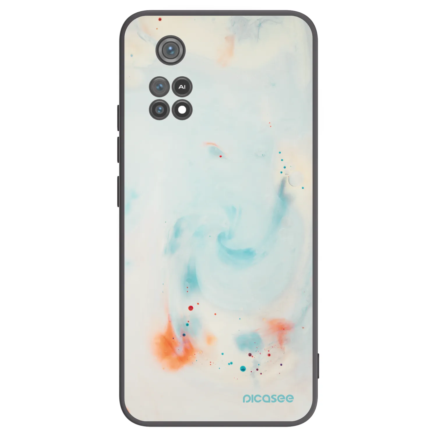 Picasee silikonski črni ovitek za Xiaomi Poco M4 Pro - Splash