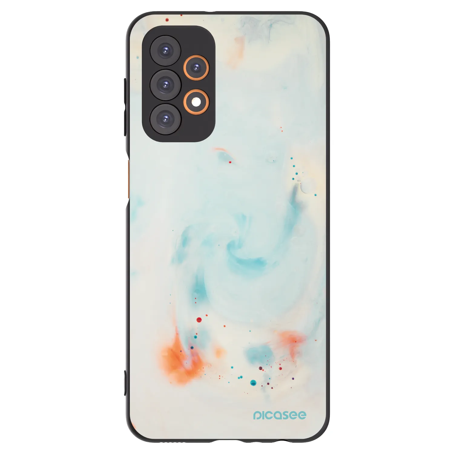 Picasee silikonski črni ovitek za Samsung Galaxy A23 A235F 4G - Splash