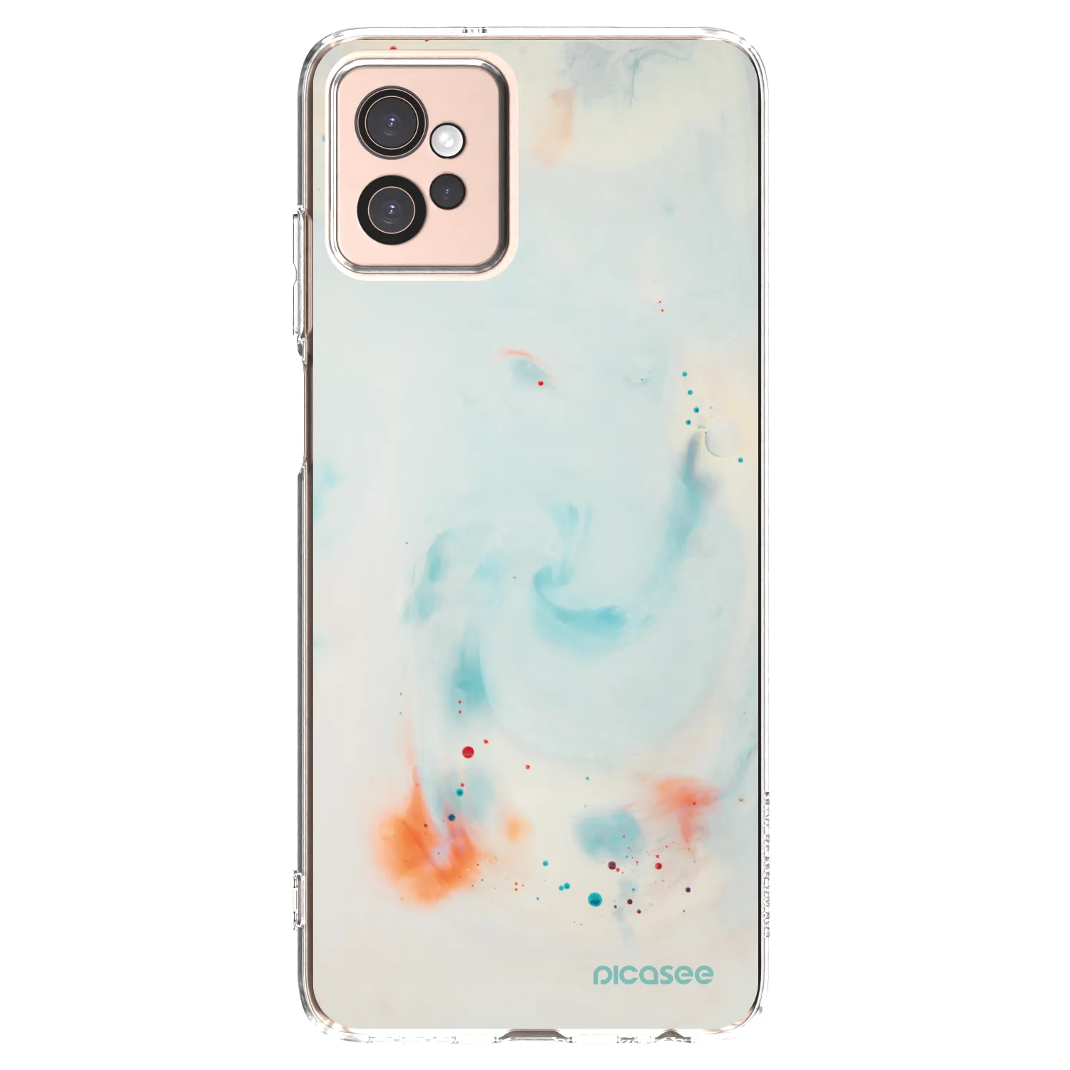 Picasee silikonski prozorni ovitek za Motorola Moto G32 - Splash