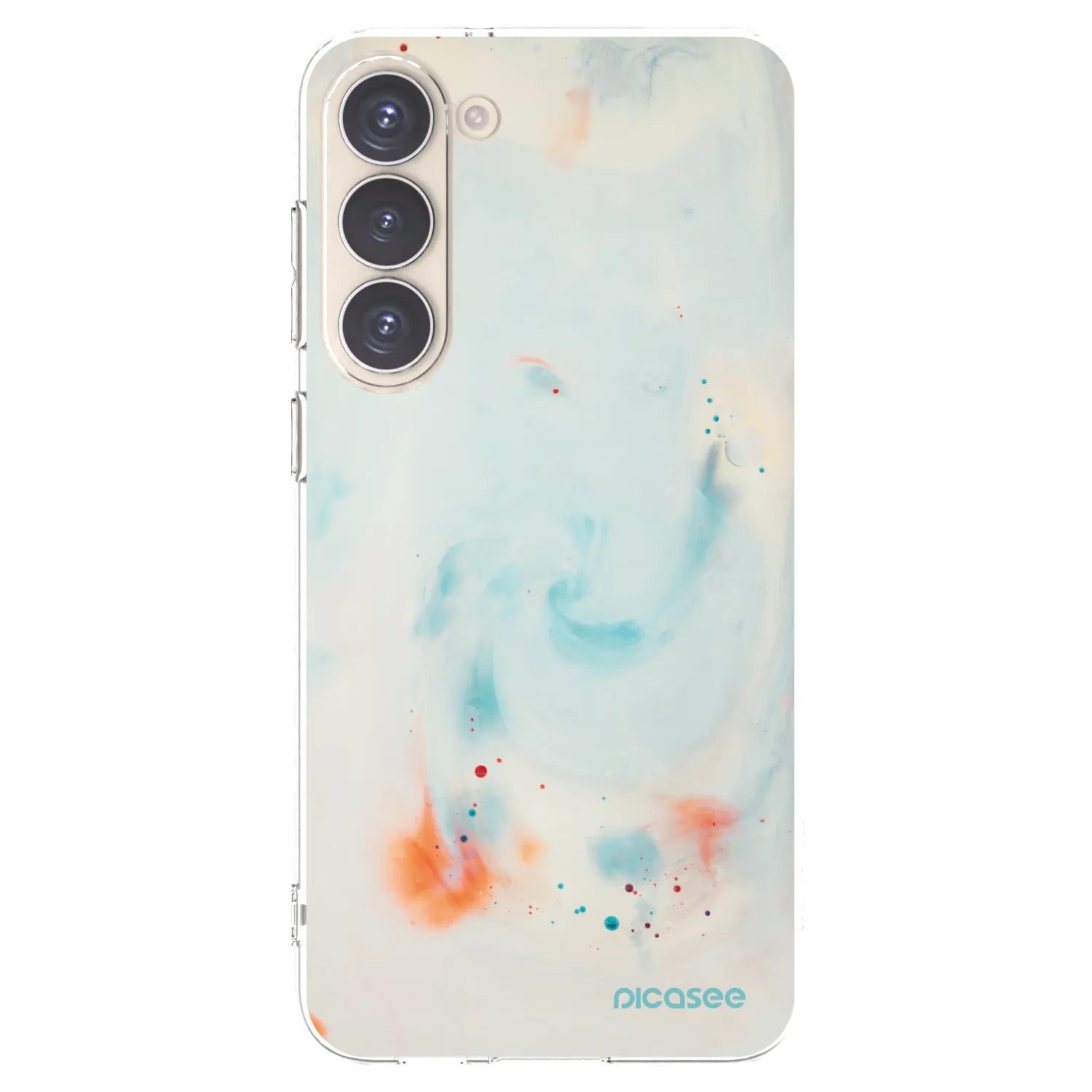 Picasee silikonski prozorni ovitek za Samsung Galaxy S23+ 5G - Splash