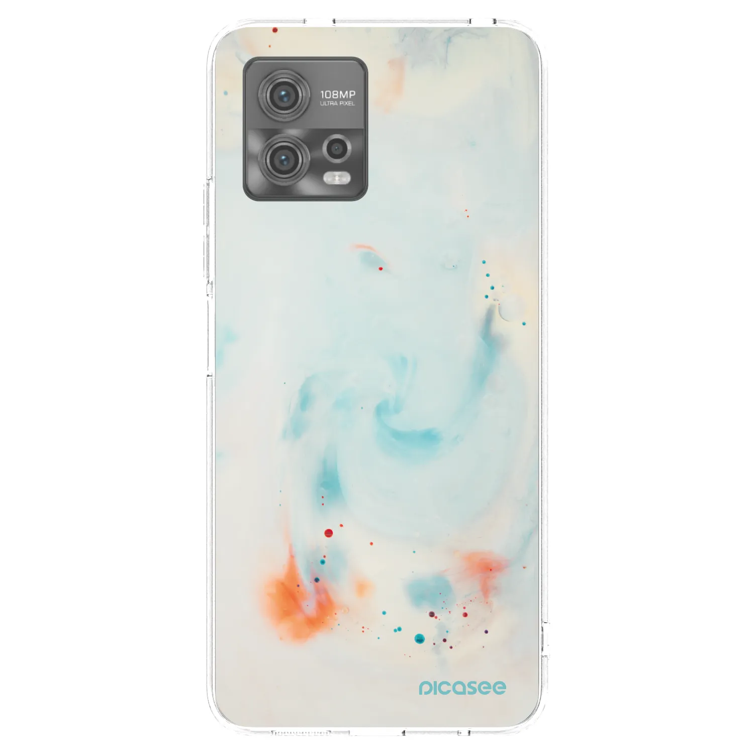 Picasee silikonski prozorni ovitek za Motorola Moto G72 - Splash
