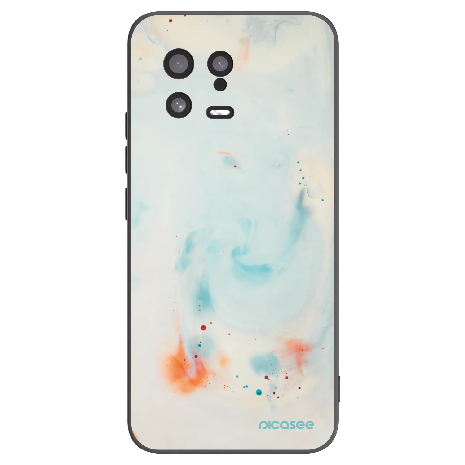 Picasee silikonski črni ovitek za Xiaomi 13 - Splash