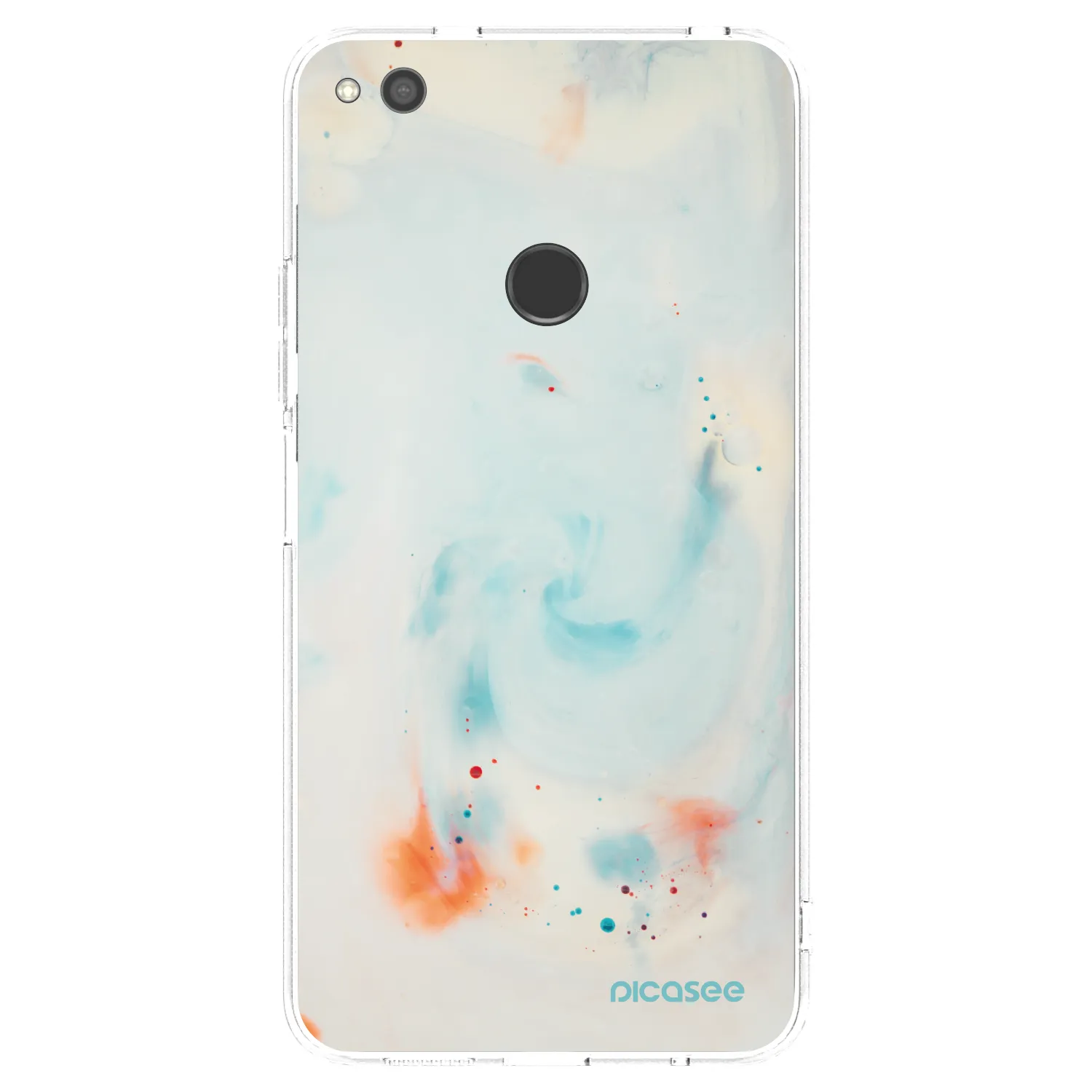 Picasee silikonski prozorni ovitek za Huawei P9 Lite 2017 - Splash