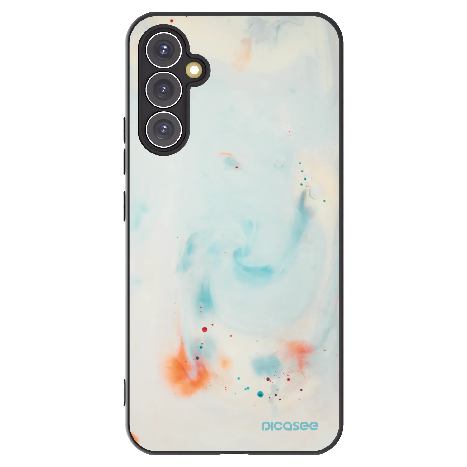 Picasee silikonski črni ovitek za Samsung Galaxy A34 5G A346B - Splash