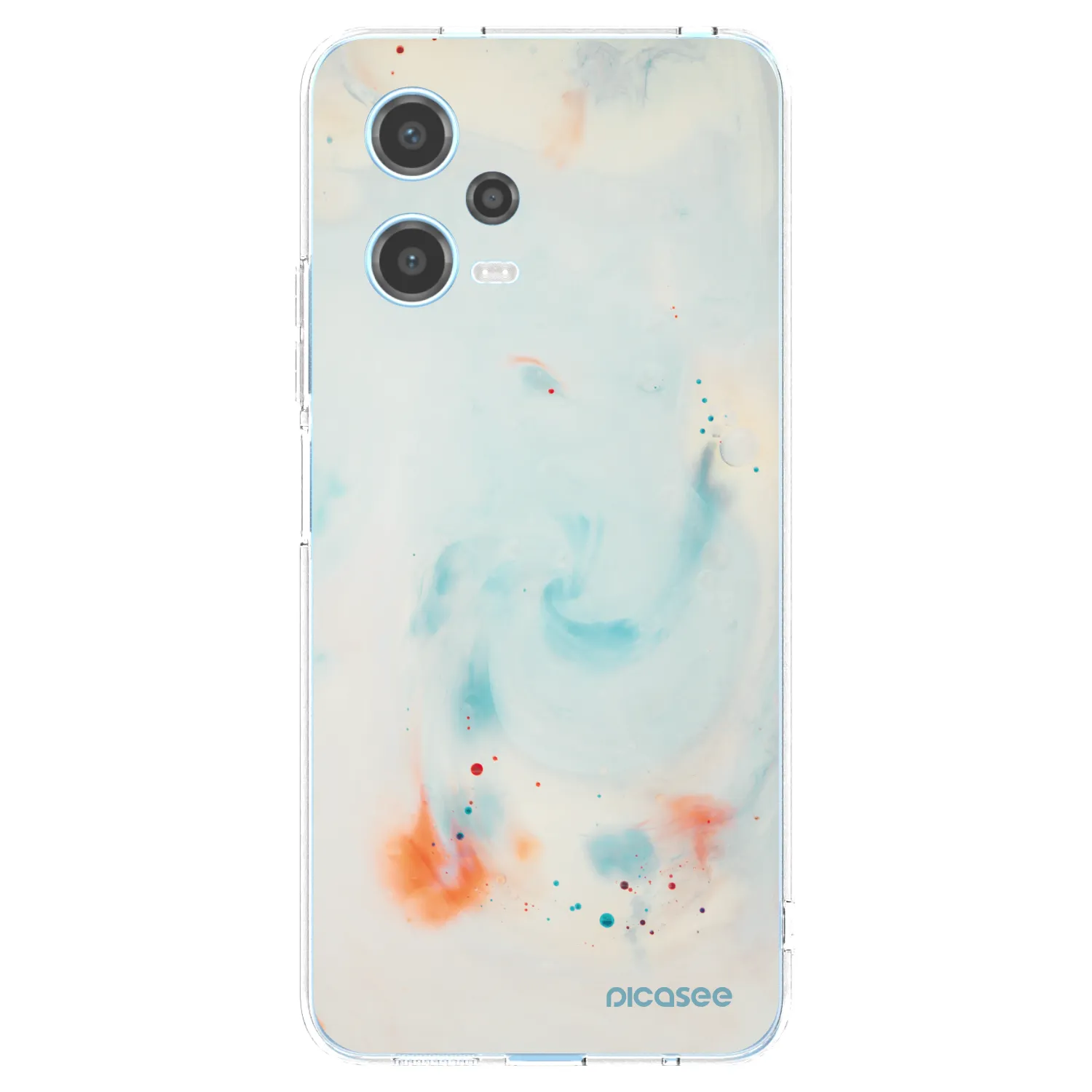Picasee silikonski prozorni ovitek za Xiaomi Redmi Note 12 5G - Splash