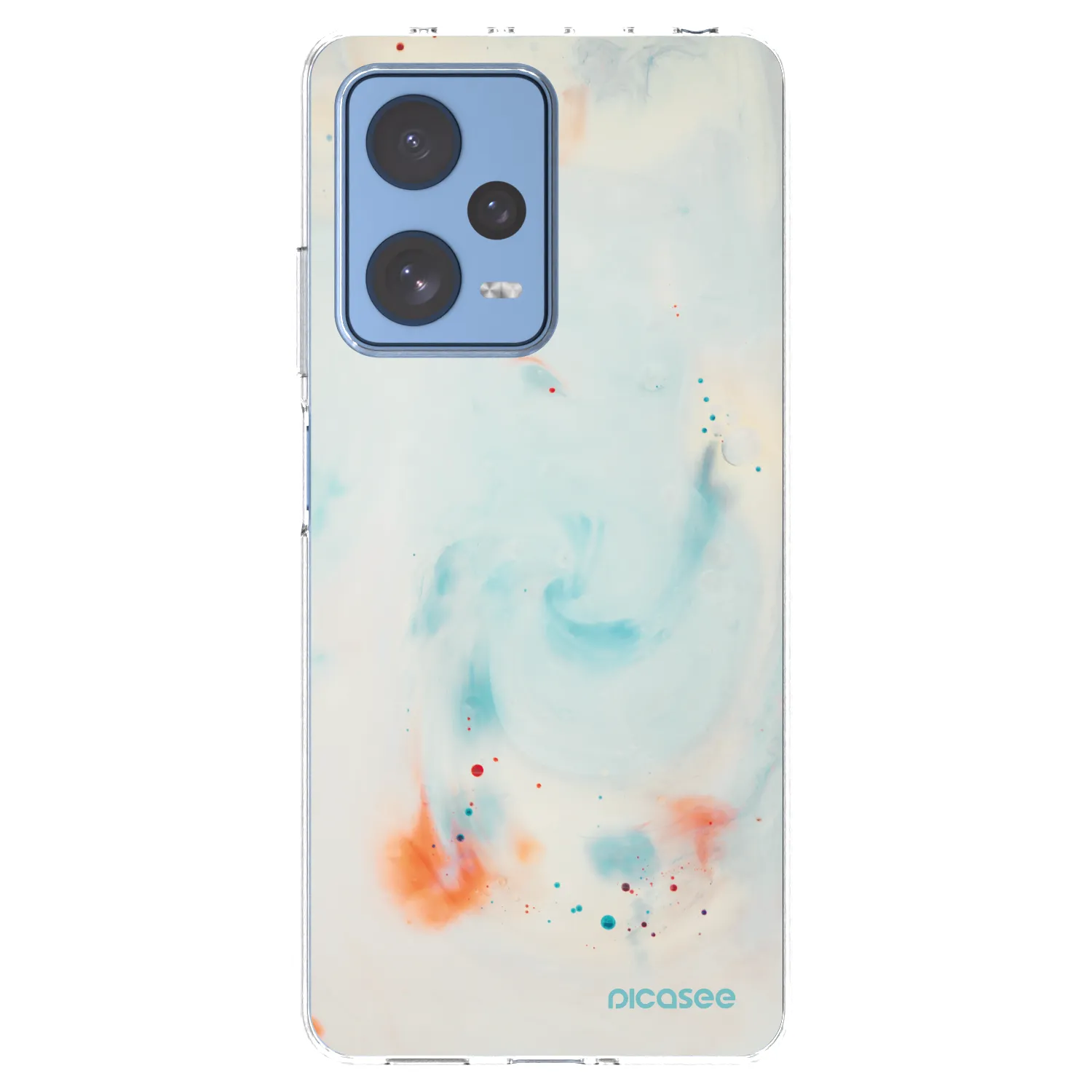 Picasee silikonski prozorni ovitek za Xiaomi Redmi Note 12 Pro 5G - Splash