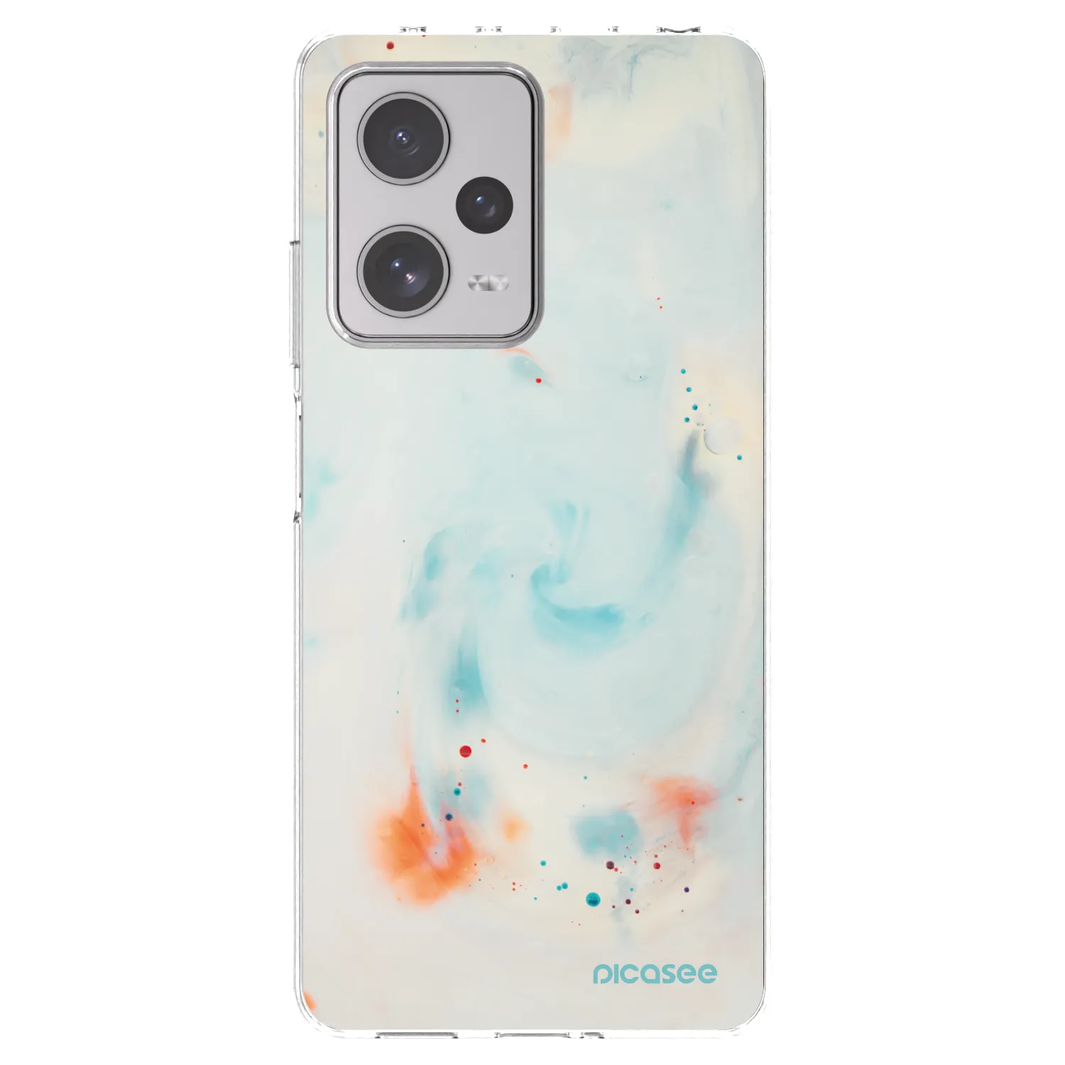 Picasee silikonski prozorni ovitek za Xiaomi Redmi Note 12 Pro+ 5G - Splash