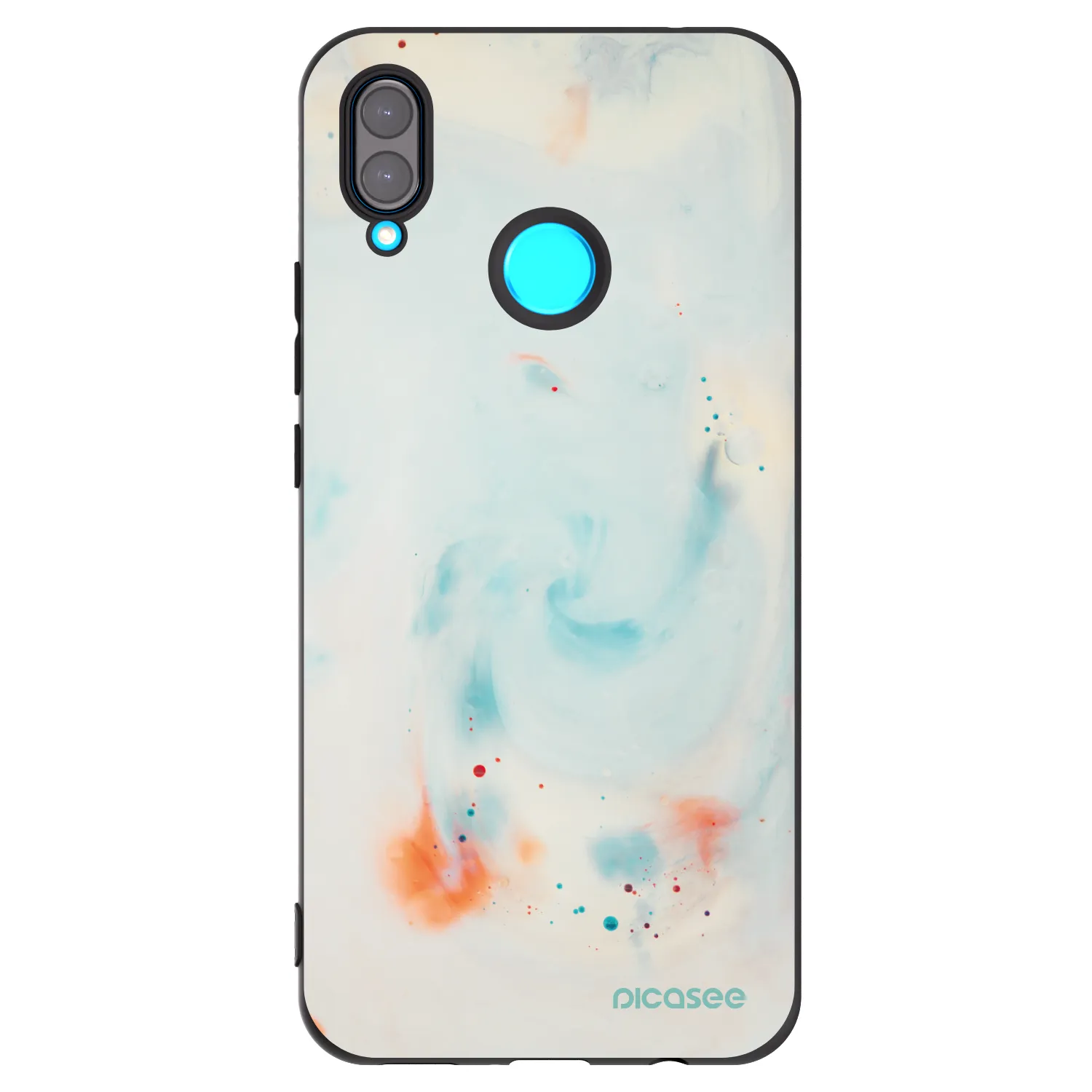 Picasee silikonski črni ovitek za Huawei Nova 3 - Splash