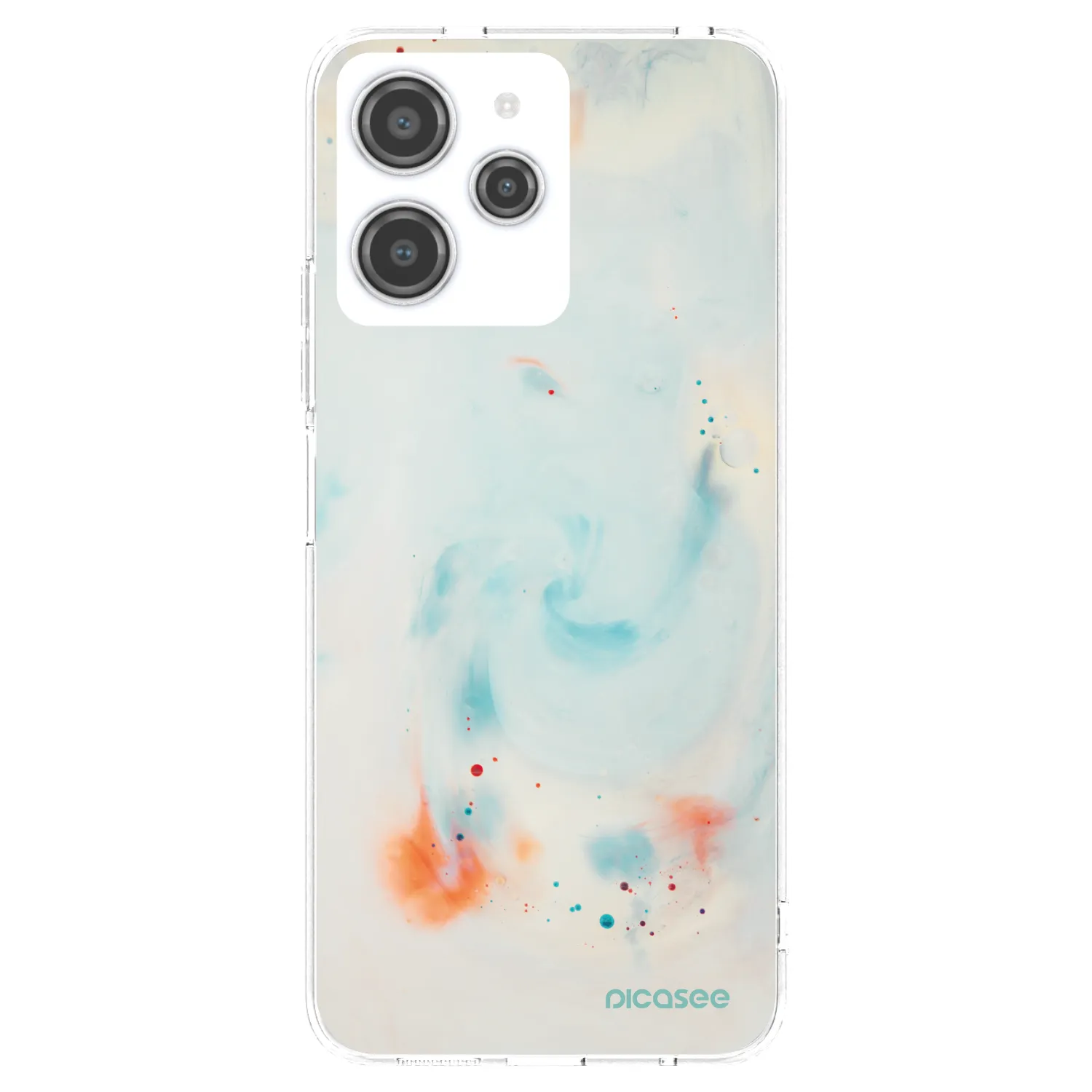 Picasee silikonski prozorni ovitek za Xiaomi Redmi 12 4G - Splash