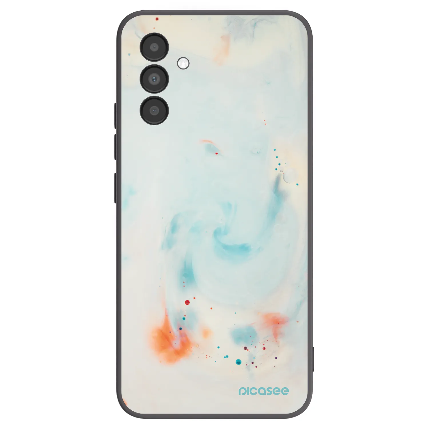 Picasee silikonski črni ovitek za Samsung Galaxy A04s A047F - Splash