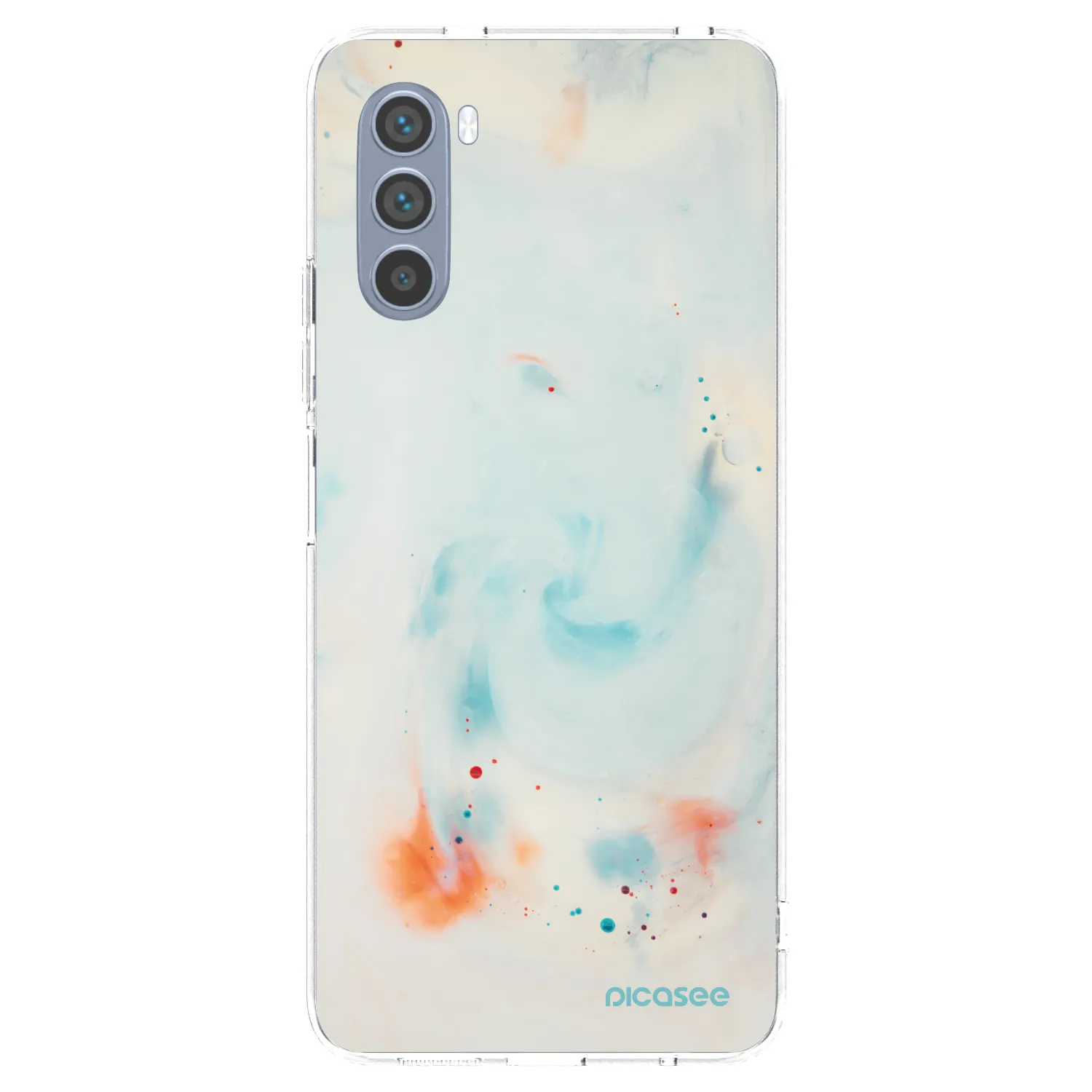 Picasee silikonski prozorni ovitek za Motorola Moto G62 - Splash