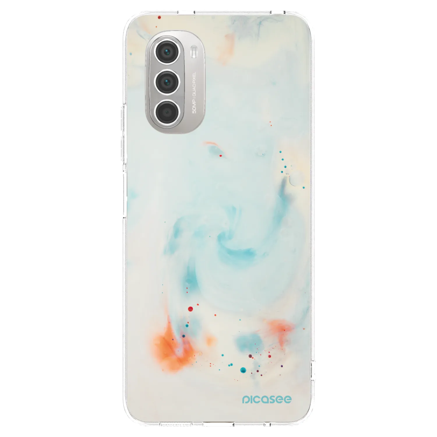 Picasee silikonski prozorni ovitek za Motorola Moto G51 - Splash