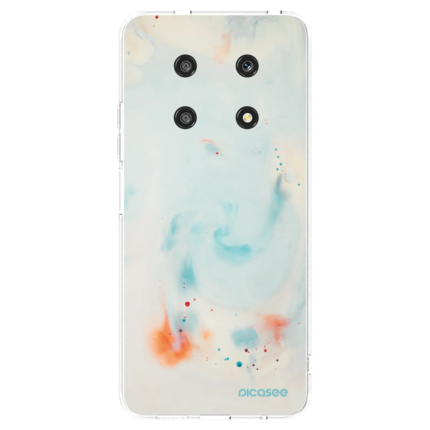 Picasee silikonski prozorni ovitek za Honor Magic4 Lite 5G - Splash