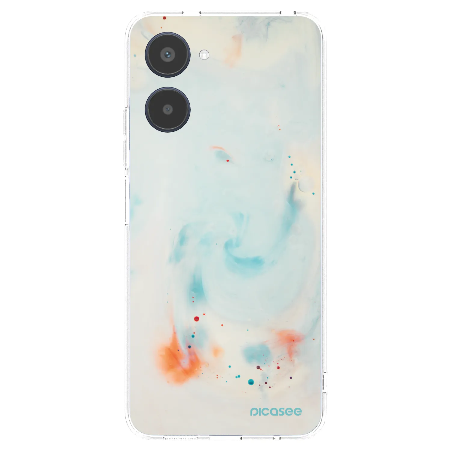 Picasee silikonski prozorni ovitek za Realme 10 4G - Splash