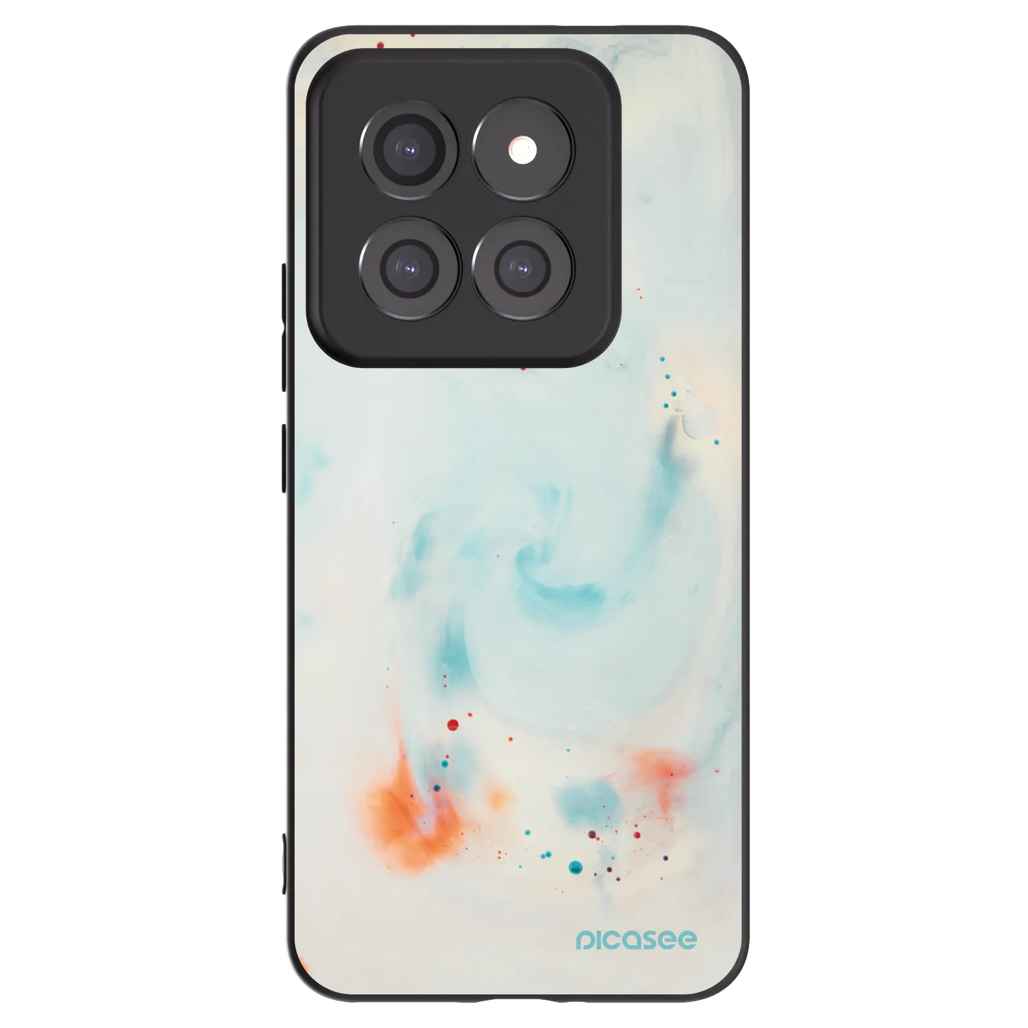 Picasee silikonski črni ovitek za Xiaomi 14 Pro - Splash