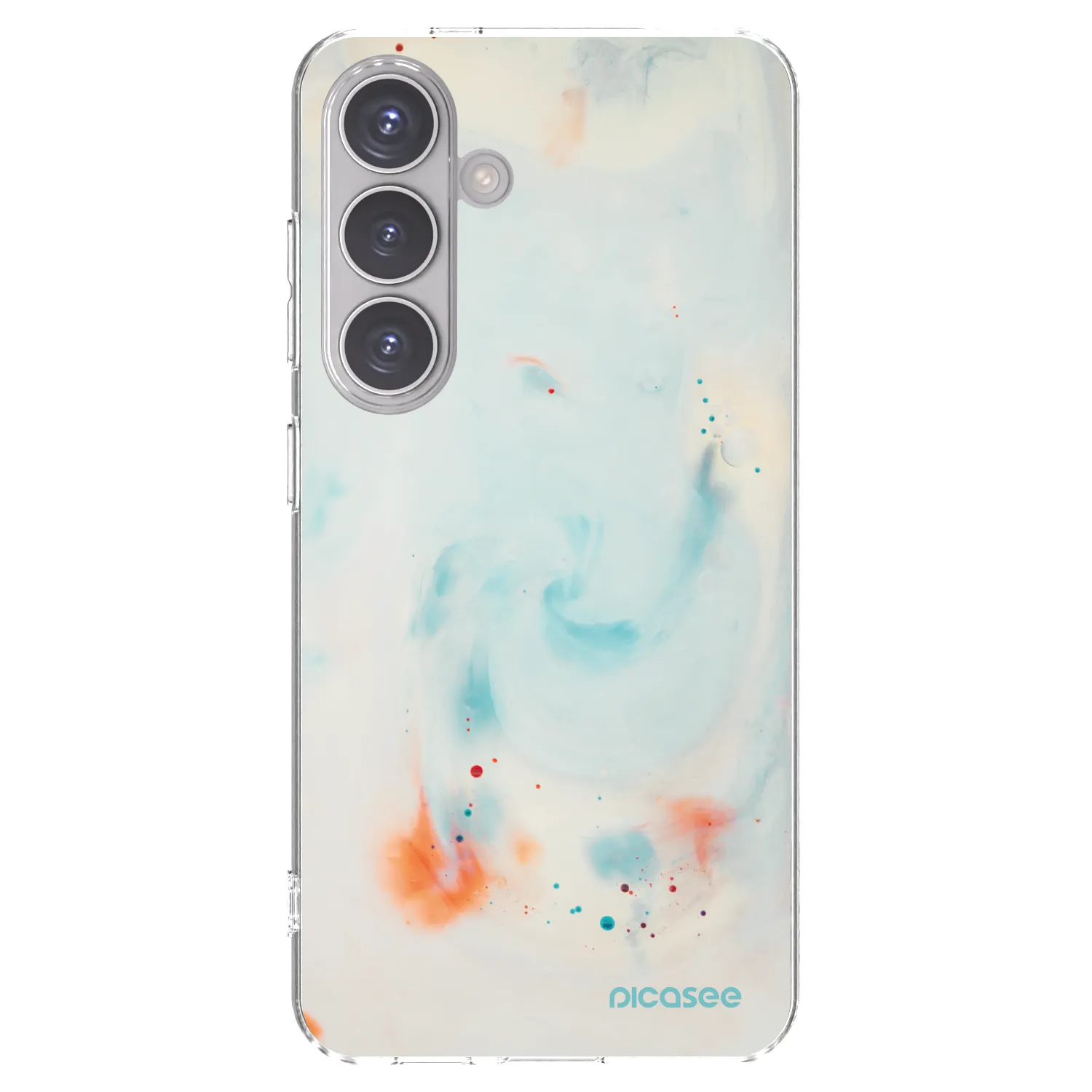 Picasee silikonski prozorni ovitek za Samsung Galaxy S24 S921B 5G - Splash