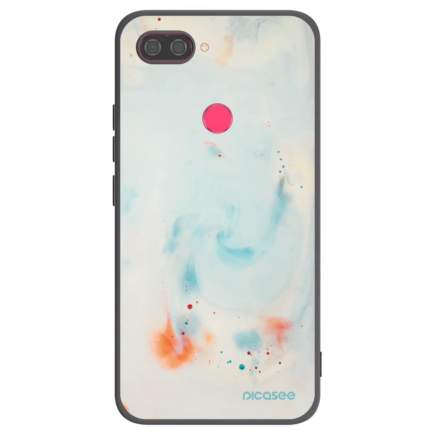 Picasee silikonski črni ovitek za Xiaomi Mi 8 Lite - Splash