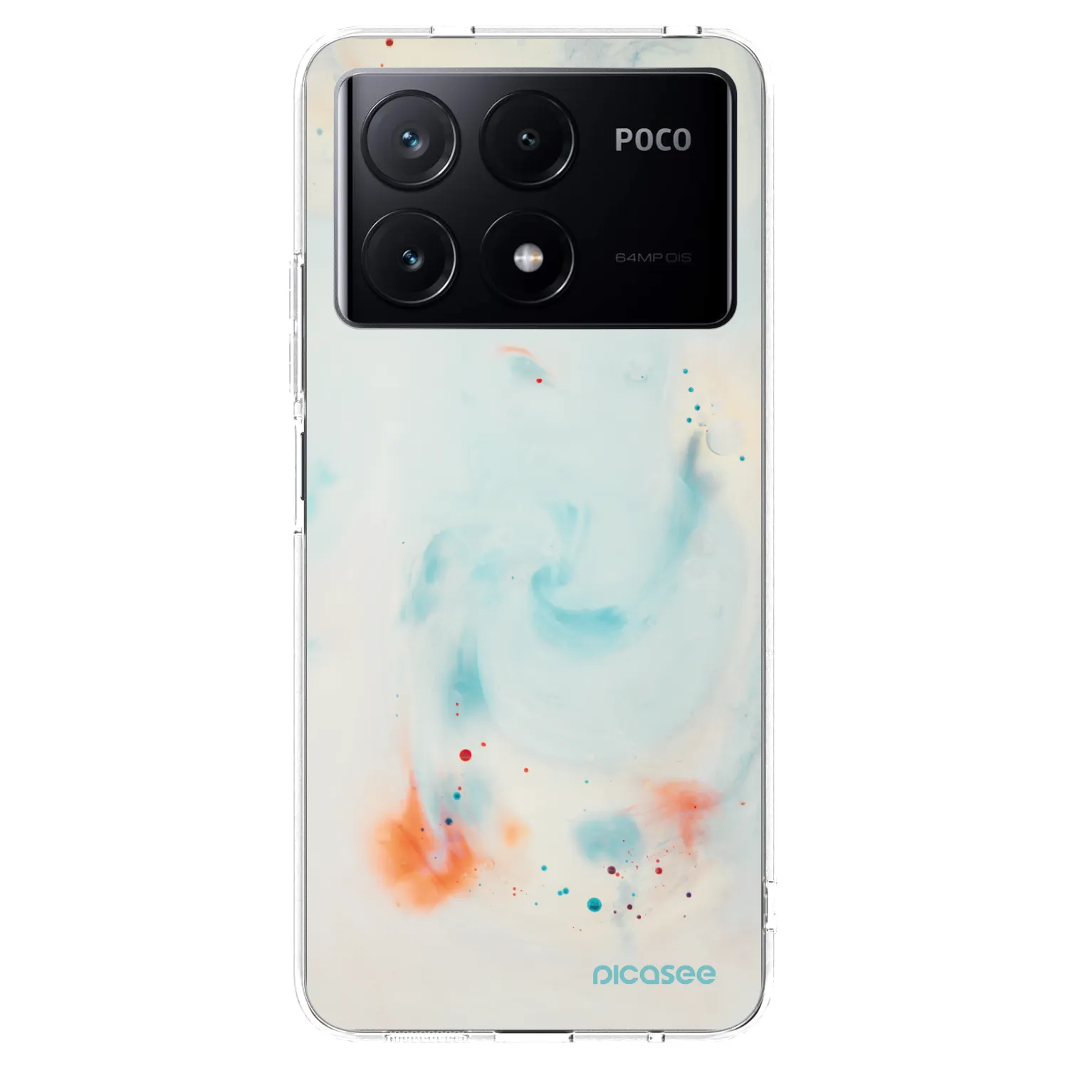 Picasee silikonski prozorni ovitek za Xiaomi Poco X6 Pro - Splash