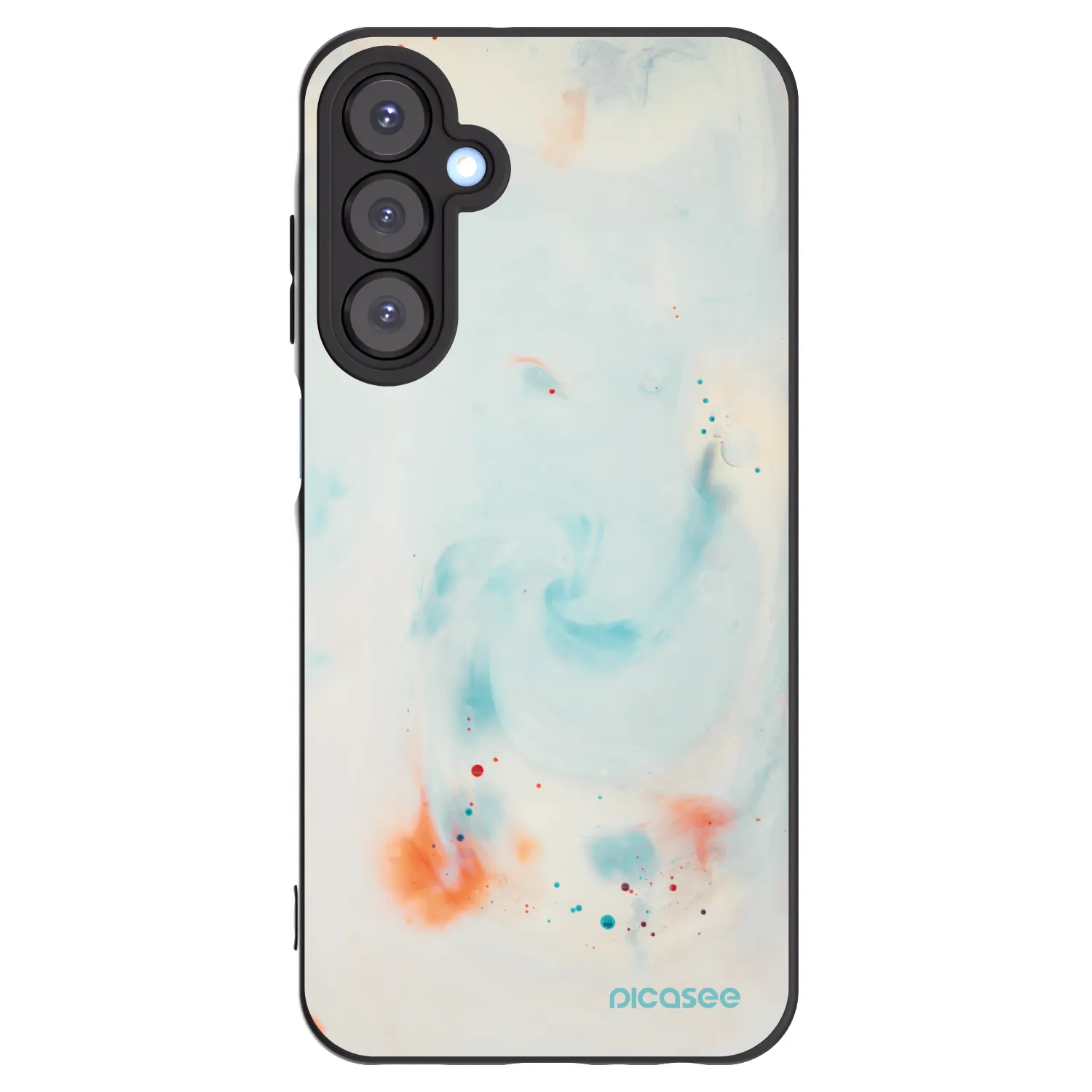 Picasee silikonski črni ovitek za Samsung Galaxy A25 A256B 5G - Splash