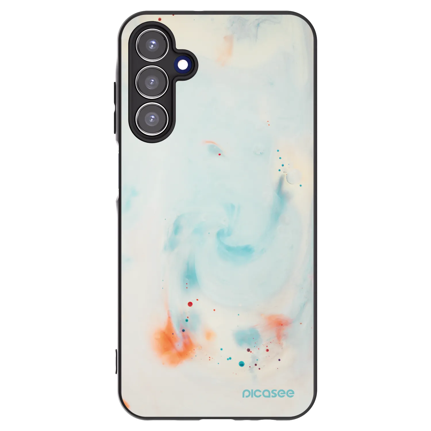 Picasee silikonski črni ovitek za Samsung Galaxy A15 A155F 4G - Splash