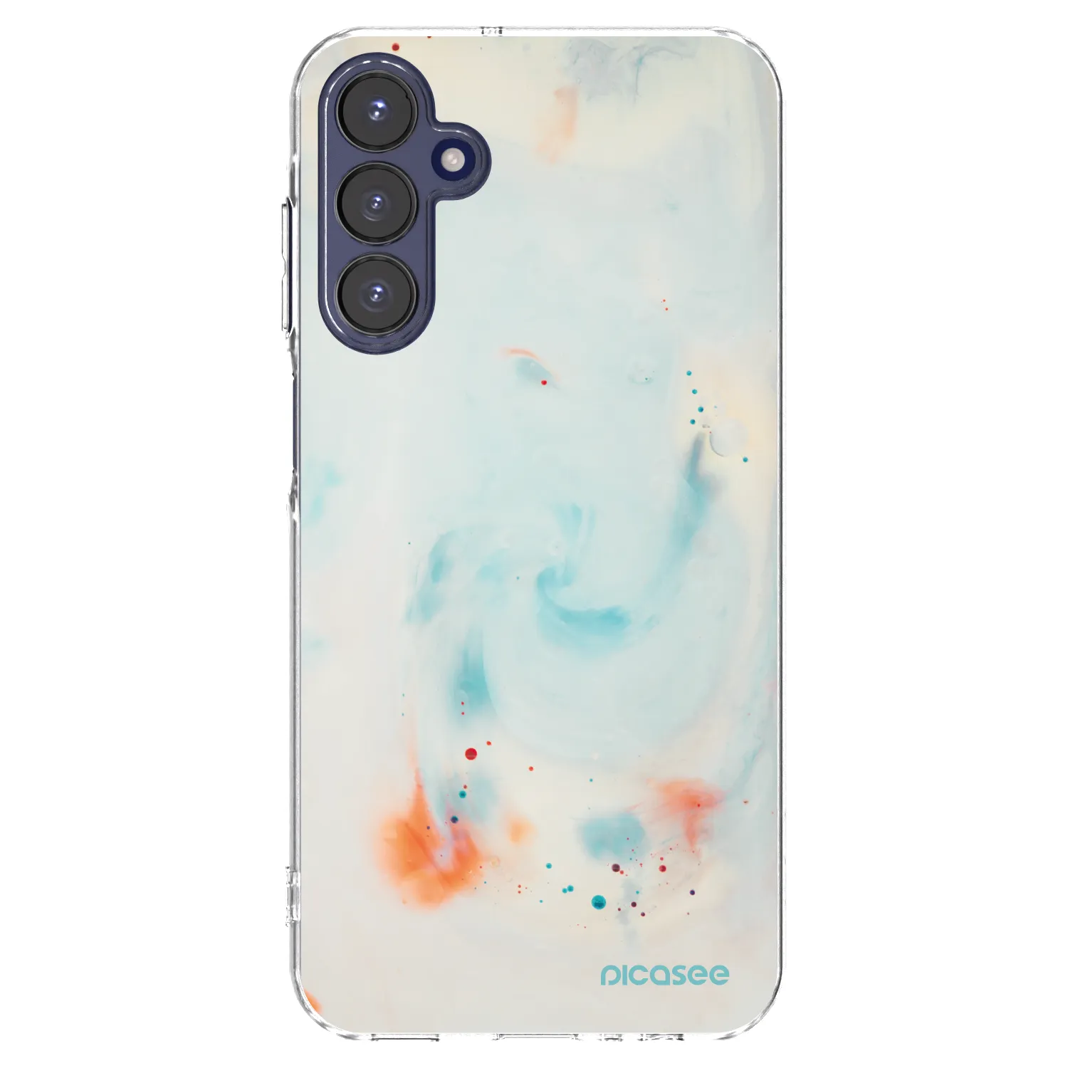 Picasee silikonski prozorni ovitek za Samsung Galaxy A15 A155F 4G - Splash