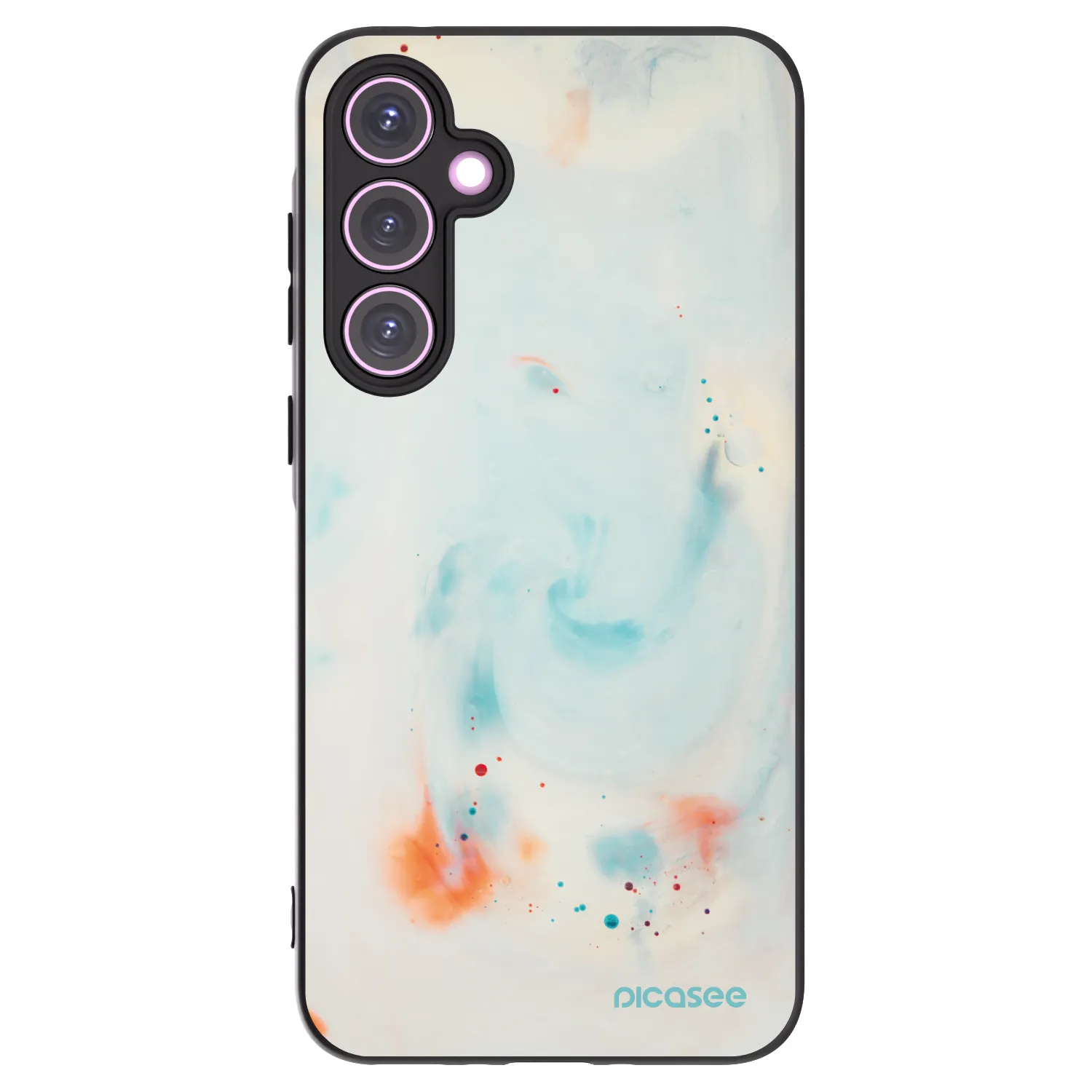 Picasee silikonski črni ovitek za Samsung Galaxy A35 5G A356B - Splash