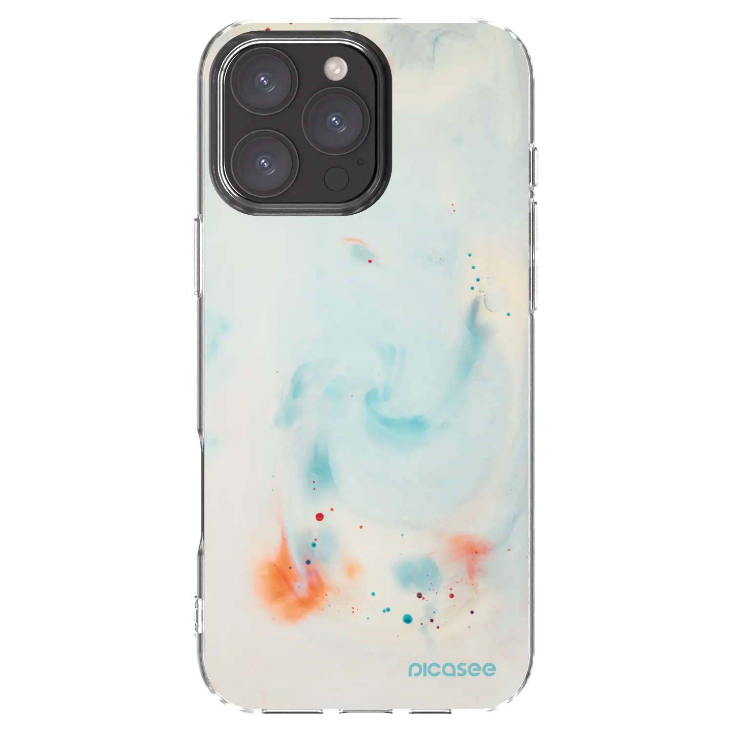 Picasee silikonski prozorni ovitek za Apple iPhone 16 Pro Max - Splash