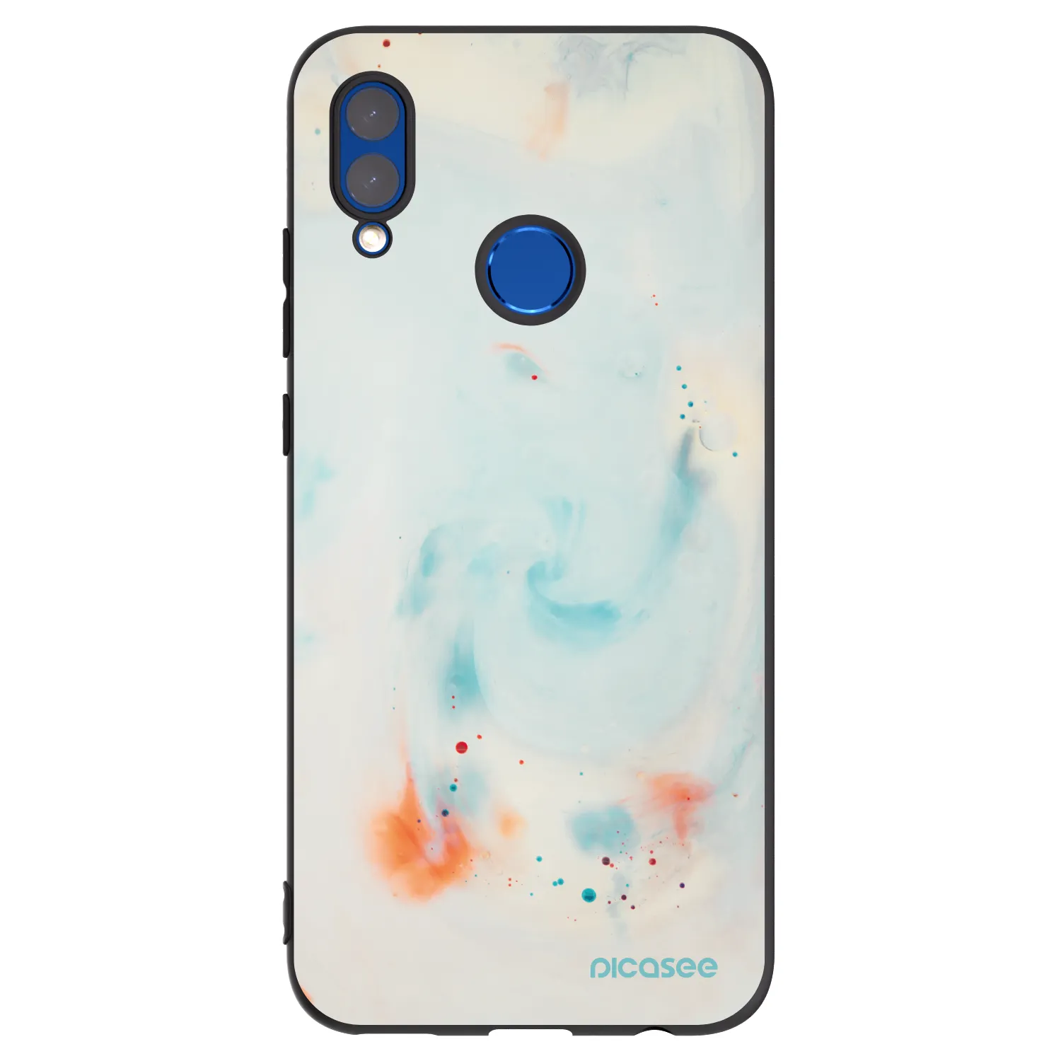 Picasee silikonski črni ovitek za Honor 10 Lite - Splash