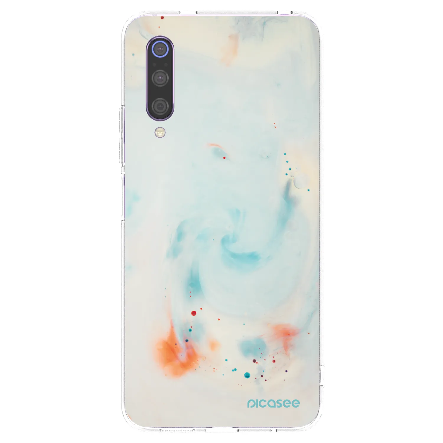 Picasee silikonski prozorni ovitek za Xiaomi Mi 9 - Splash