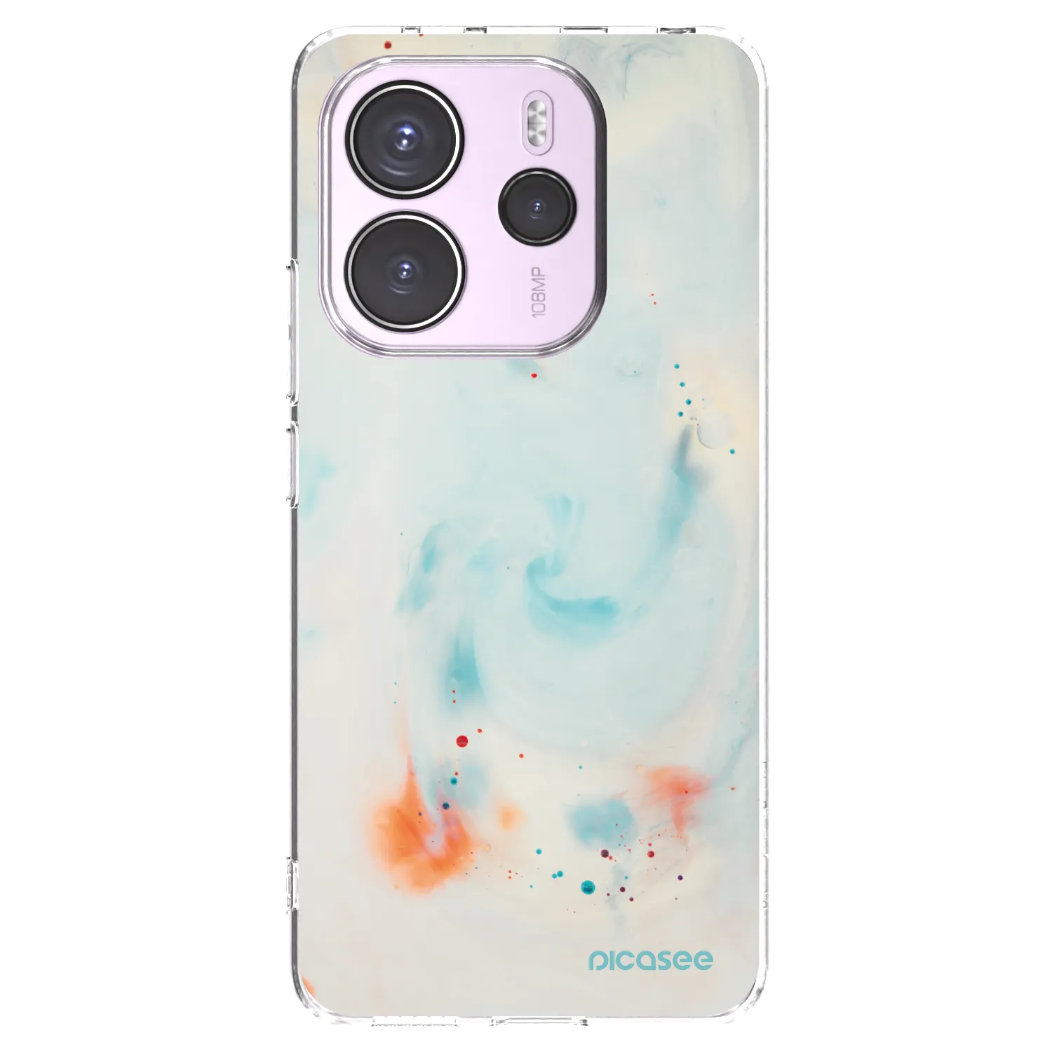 Picasee silikonski prozorni ovitek za Xiaomi Redmi Note 14 4G - Splash