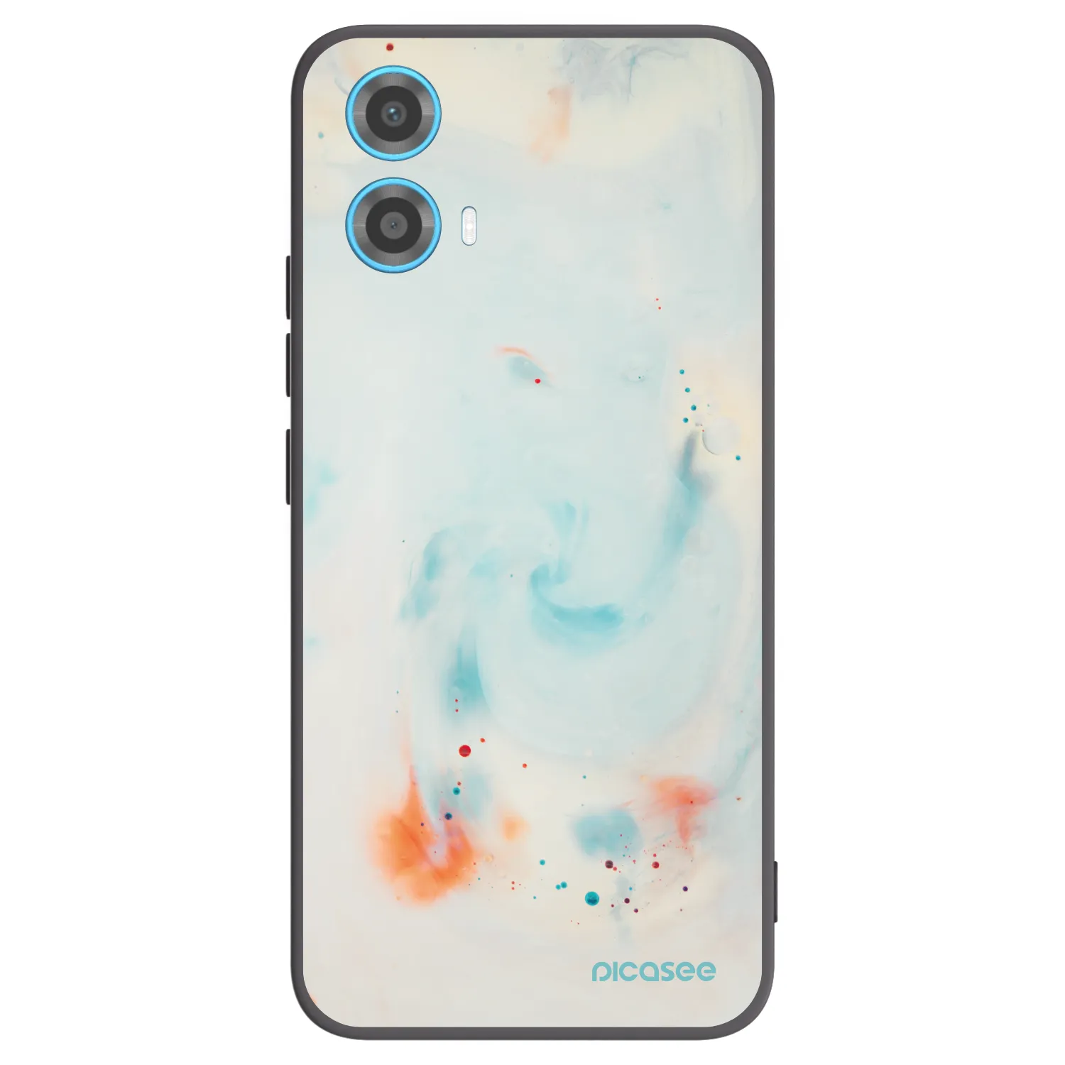 Picasee silikonski črni ovitek za Motorola Moto G34 5G - Splash