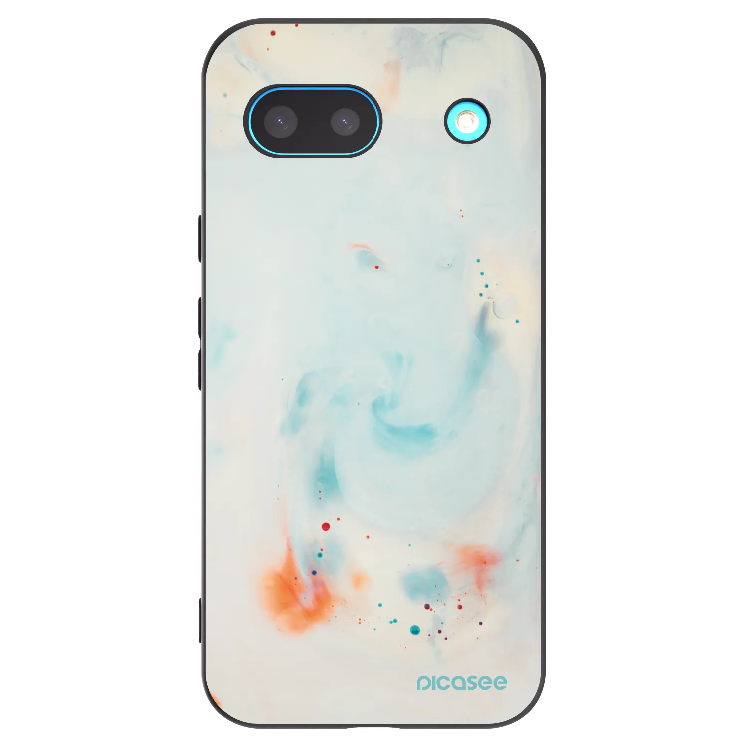 Picasee silikonski črni ovitek za Google Pixel 8 - Splash
