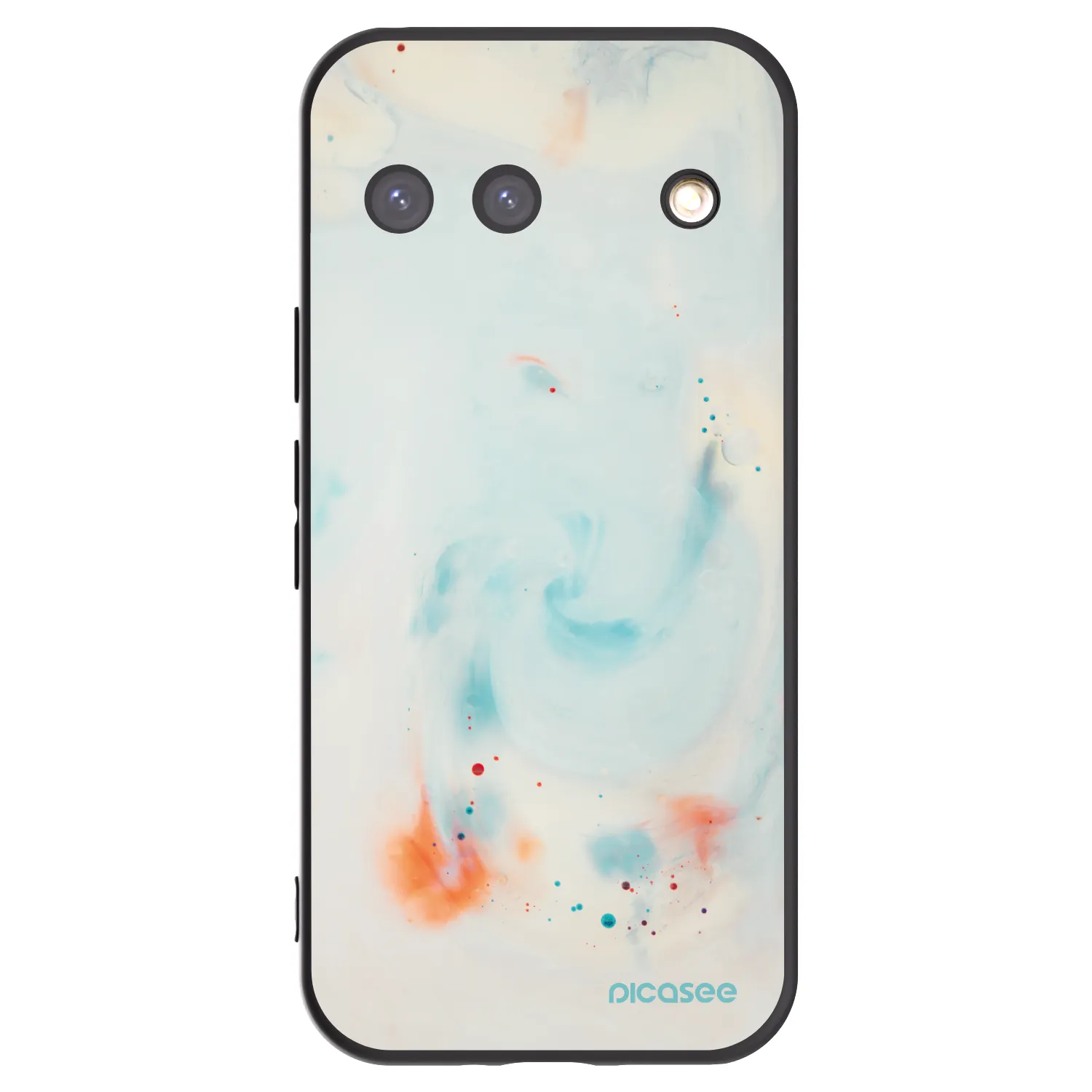 Picasee silikonski črni ovitek za Google Pixel 9 - Splash