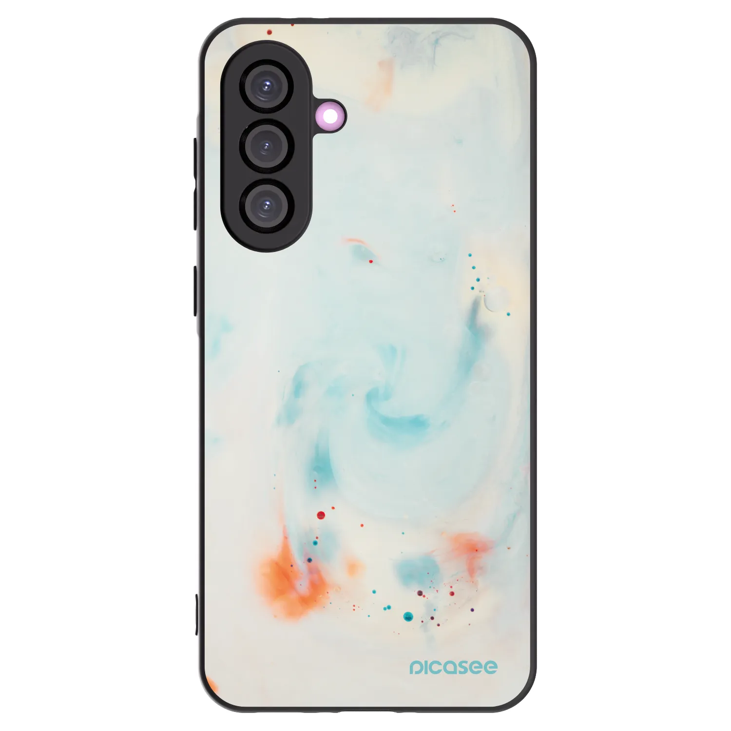 Picasee silikonski črni ovitek za Samsung Galaxy A56 5G A566B - Splash