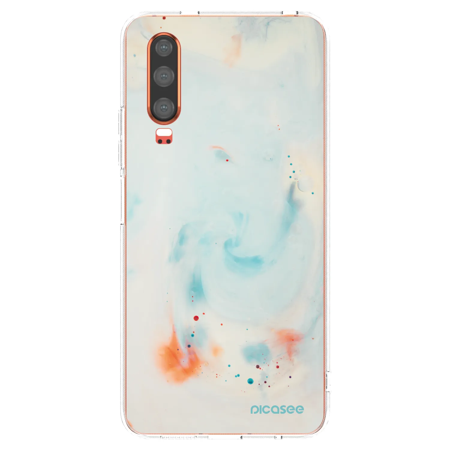 Picasee silikonski prozorni ovitek za Huawei P30 - Splash