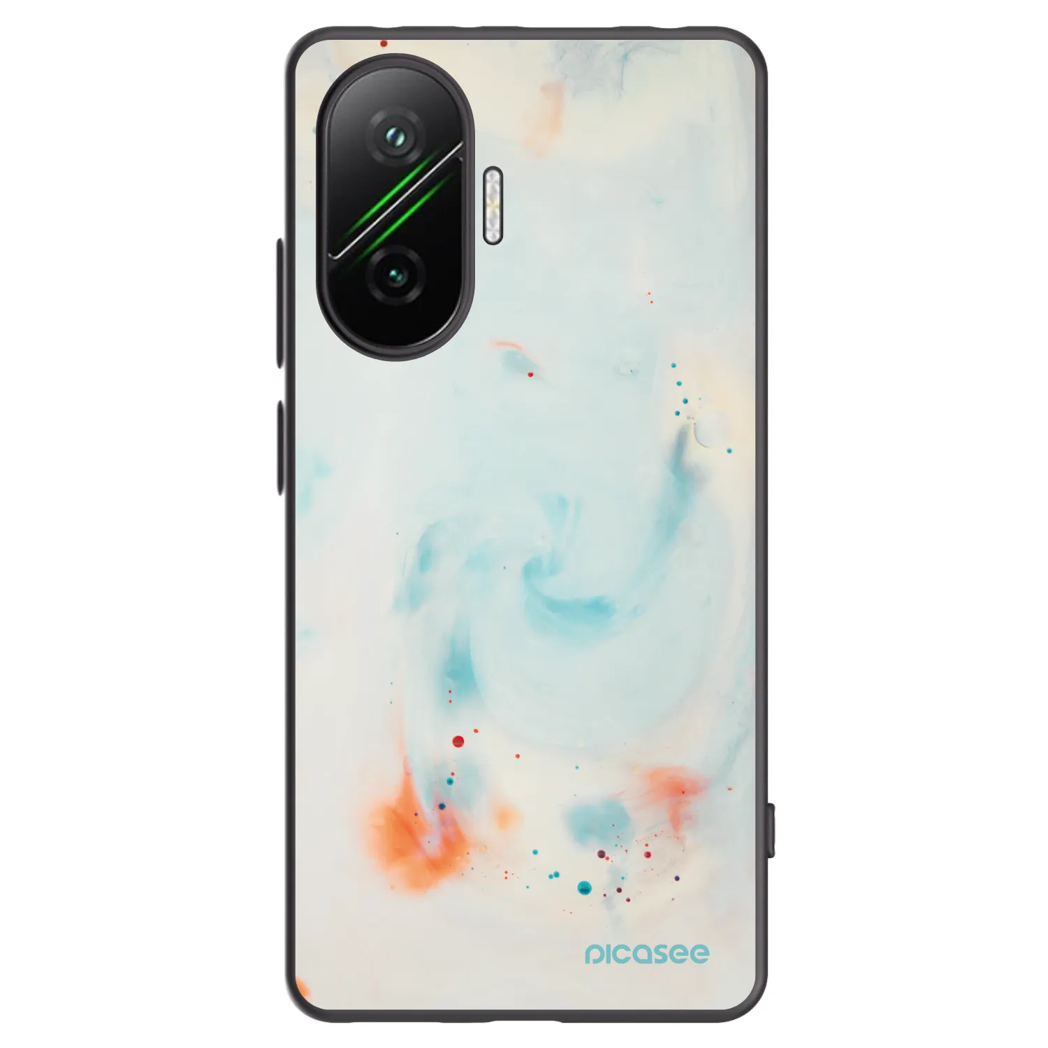Picasee silikonski črni ovitek za Xiaomi Poco F7 Pro 5G - Splash