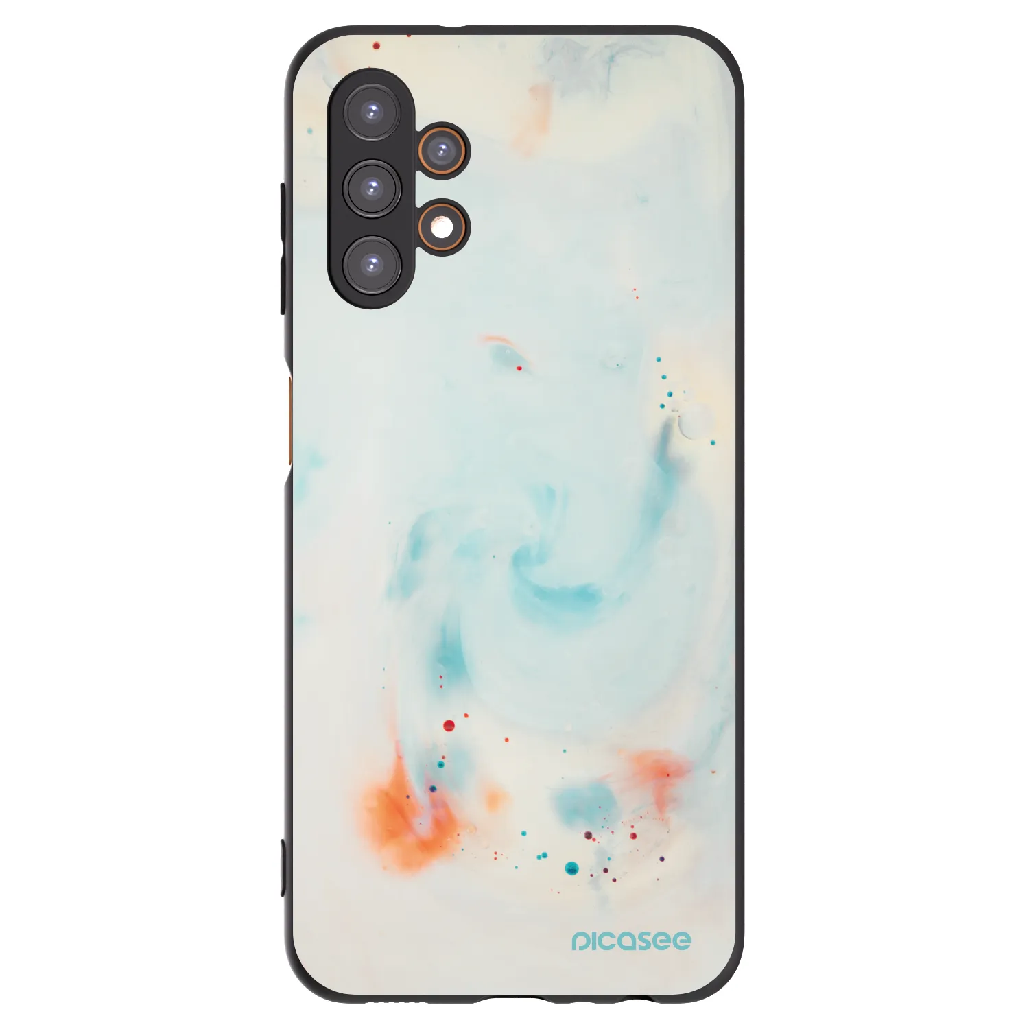 Picasee silikonski črni ovitek za Samsung Galaxy A13 5G - Splash